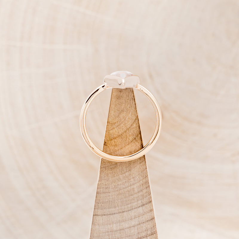 "JENNY FROM THE BLOCK" - TRIANGLE MOONSTONE ENGAGEMENT RING