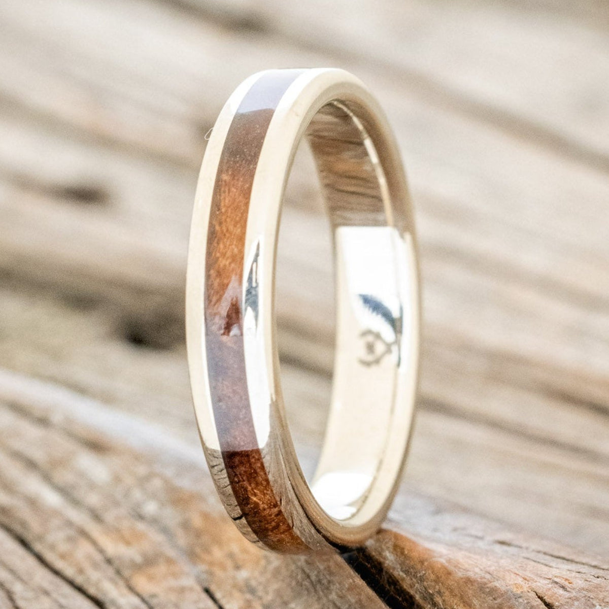"ETERNA" - REDWOOD STACKING WEDDING BAND-4