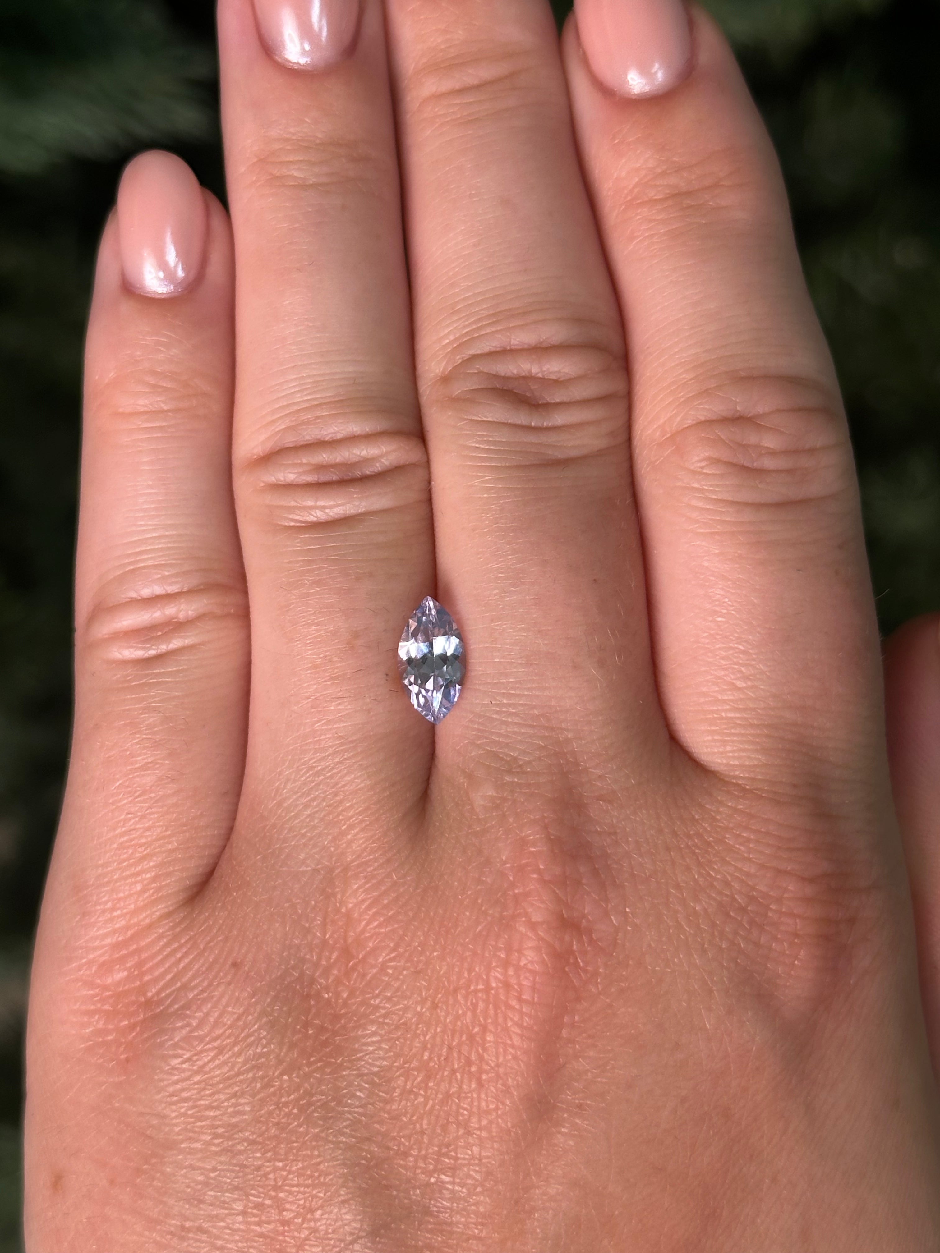 1.7ct 11x5.82x3.78mm MARQUISE CUT NATURAL LAVENDER MADAGASCAR SAPPHIRE-Staghead Designs