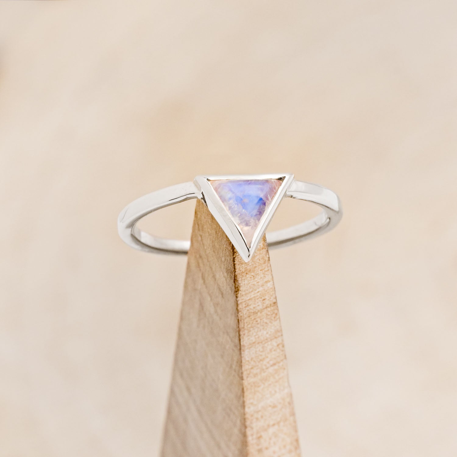 "JENNY" - TRIANGLE CUT ENGAGEMENT RING-Staghead Designs