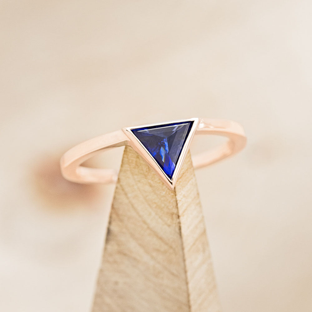 "JENNY" - TRIANGLE CUT ENGAGEMENT RING-Staghead Designs