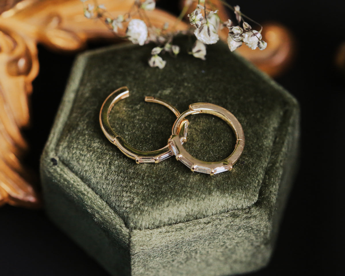 1/3 CTW LAB-GROWN DIAMOND HOOP EARRINGS IN 14K GOLD-9