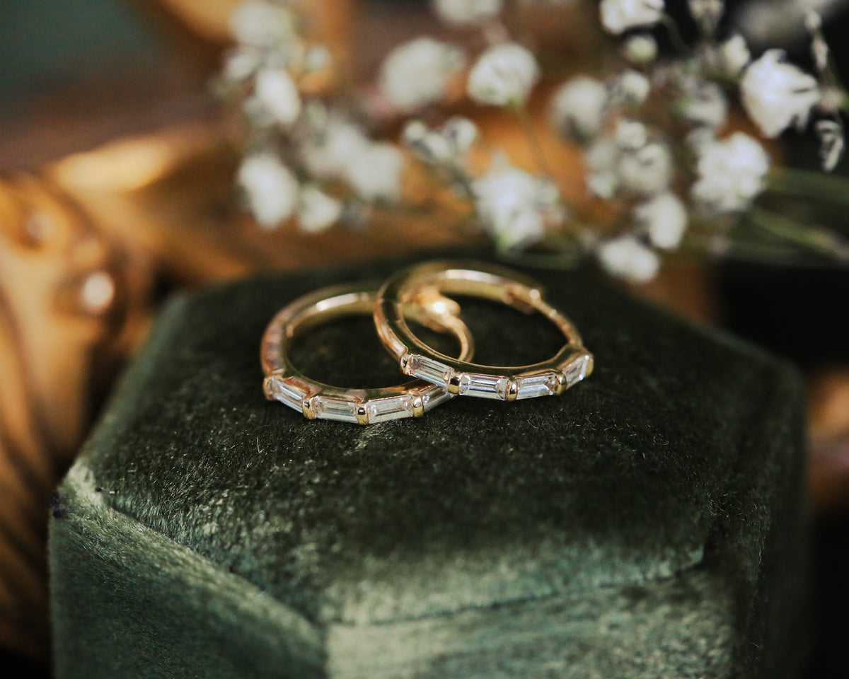 1/3 CTW LAB-GROWN DIAMOND HOOP EARRINGS IN 14K GOLD-8