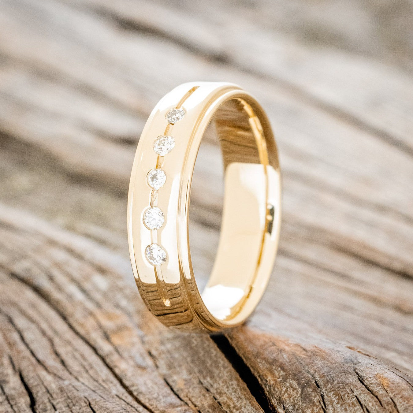 MEN'S ENGAGEMENT RING WITH DIAMOND ACCENTS-1