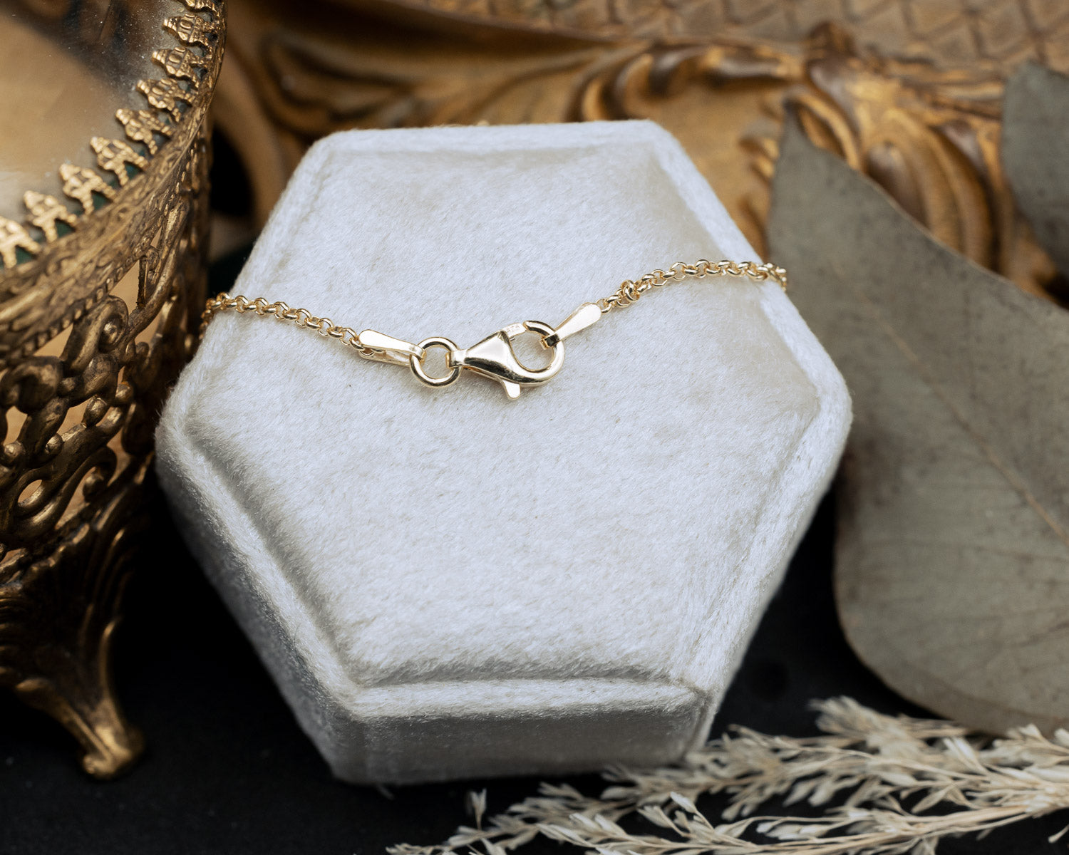 18K GOLD VERMEIL PENDANT WITH MOSS AGATE & DIAMOND ACCENTS - BY JORGE REVILLA-Staghead Designs