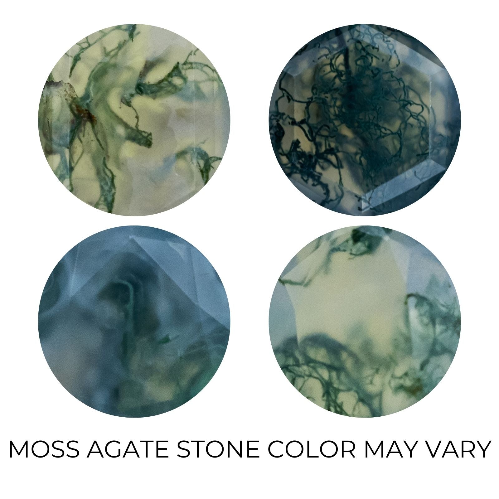 "SHIMMERING SAGE" - KITE CUT MOSS AGATE ENGAGEMENT RING WITH MARQUISE MOSS AGATE ACCENTS & A DIAMOND TRACER-Staghead Designs