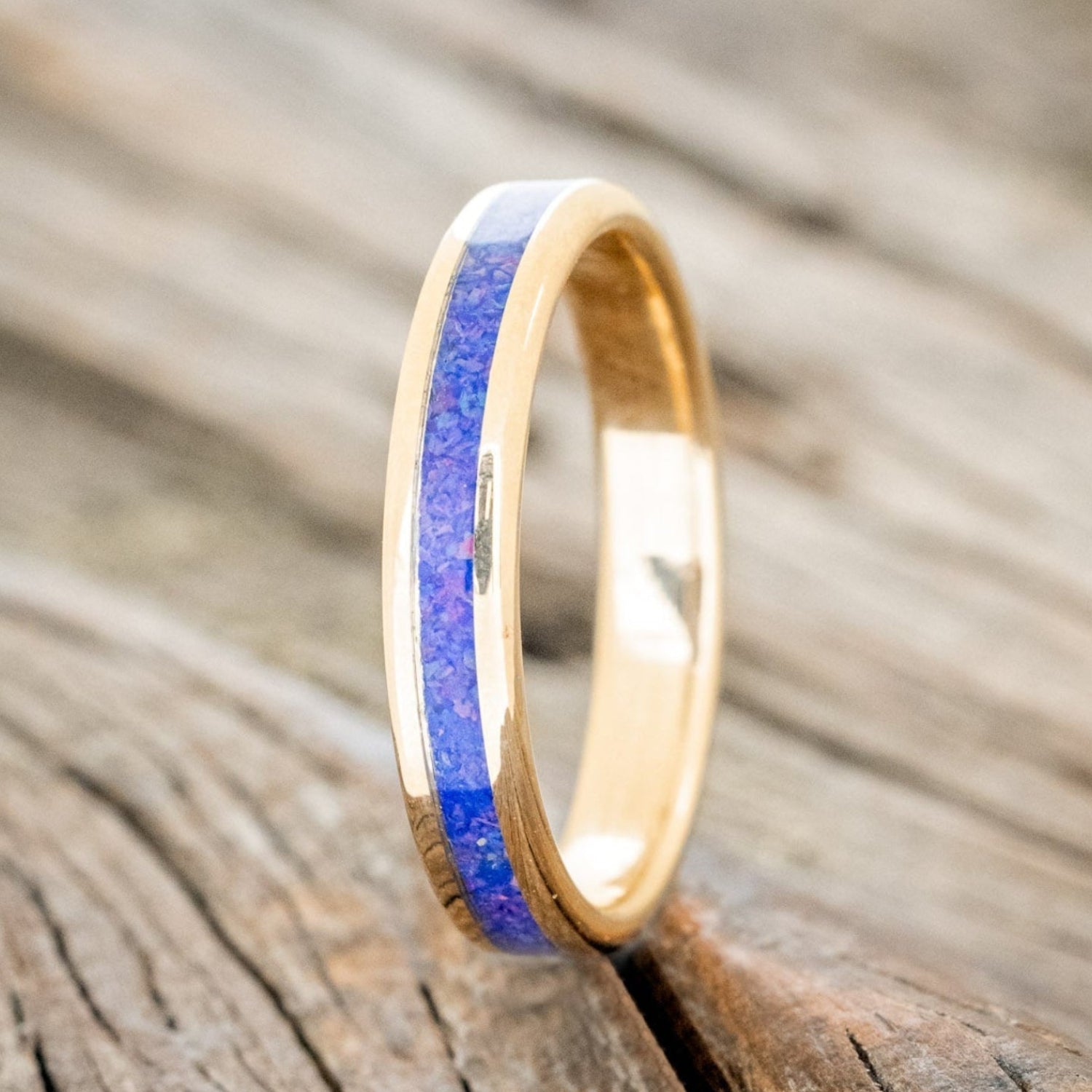 "PERENNA" - STARBURST OPAL STACKING BAND-1