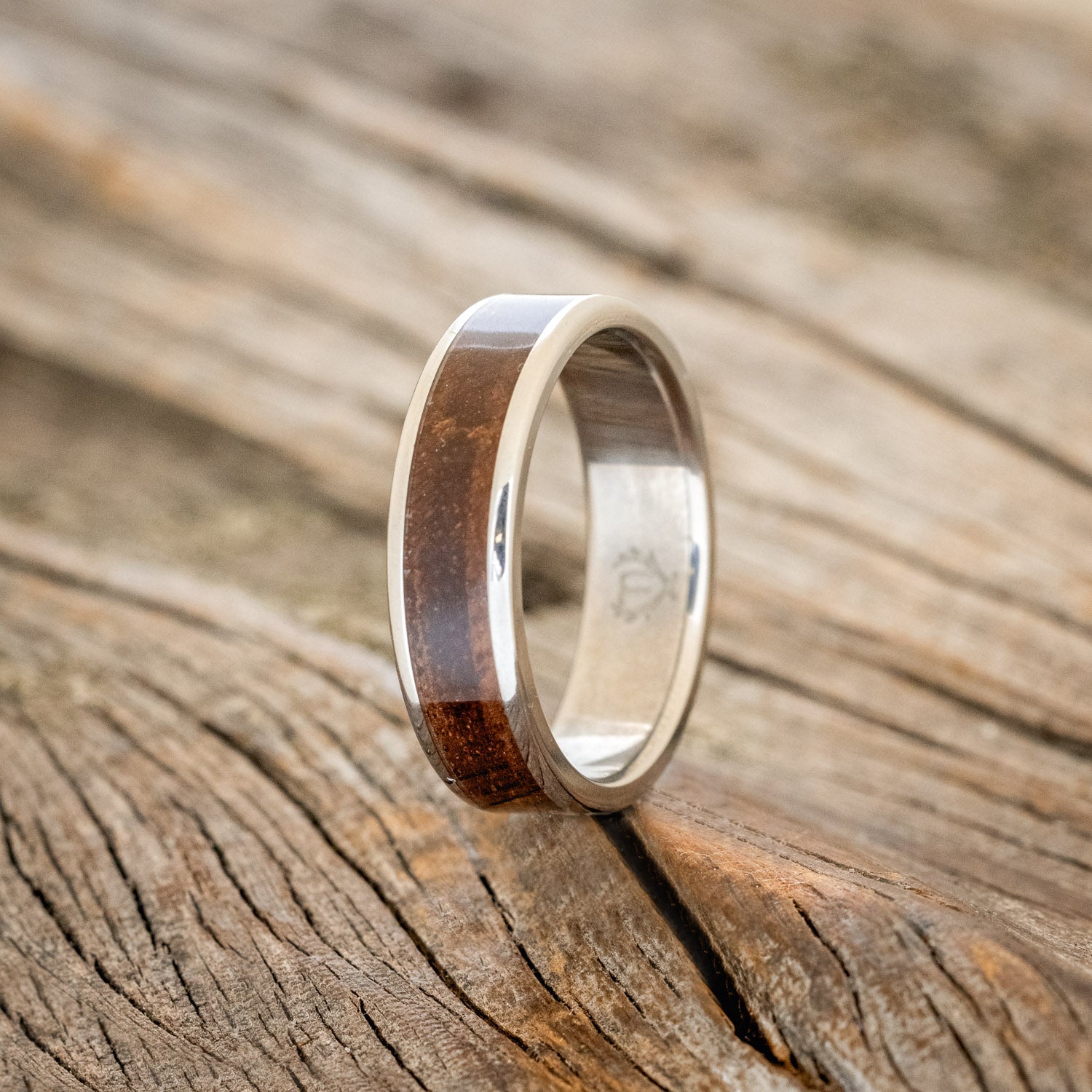 "RAINIER" - KOA WOOD WEDDING BAND - READY TO SHIP-1