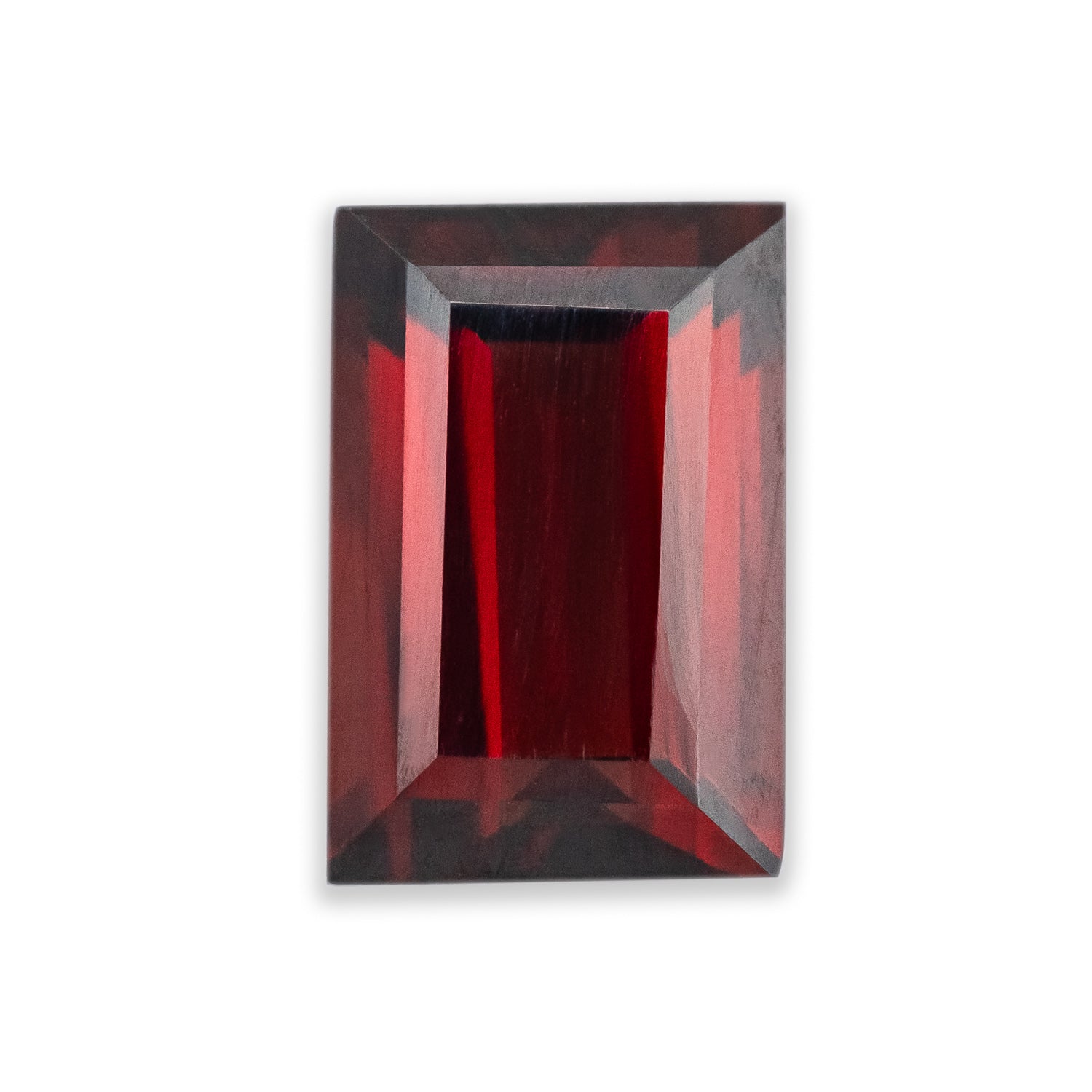 6.5ct 12.14x8.18x5.55mm BAGUETTE CUT PYROPE-ALMANDINE GARNET-Staghead Designs