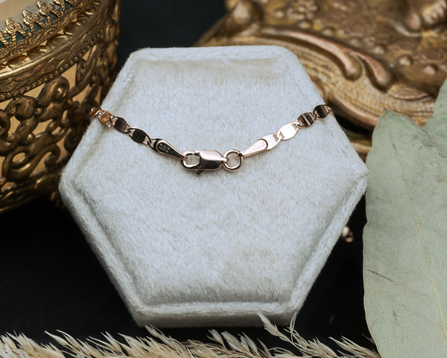 14K GOLD VALENTINO CHAIN-Staghead Designs