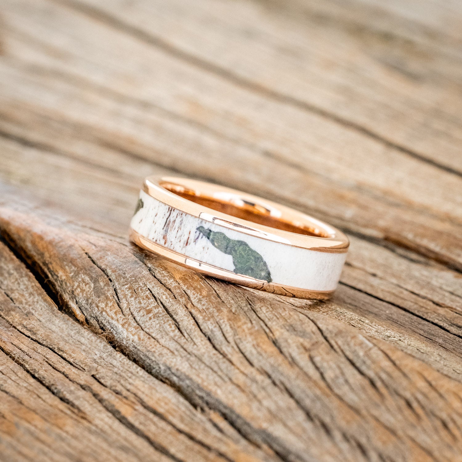 "RAINIER" - MOSS & ANTLER WEDDING BAND-14