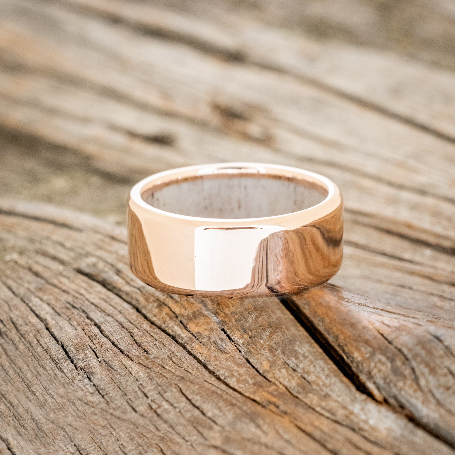 ANTLER LINED WEDDING BAND-36