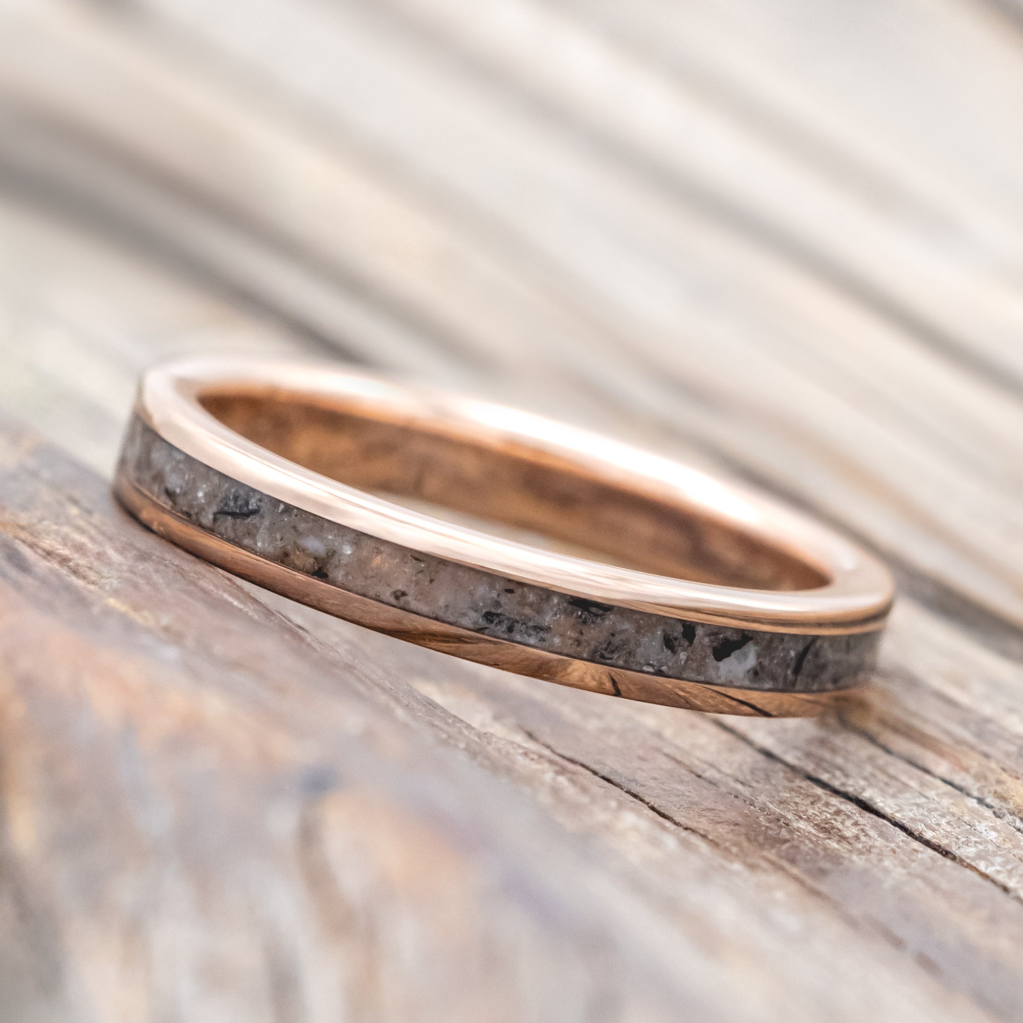 "ETERNA" - MOONSTONE STACKING BAND-Staghead Designs