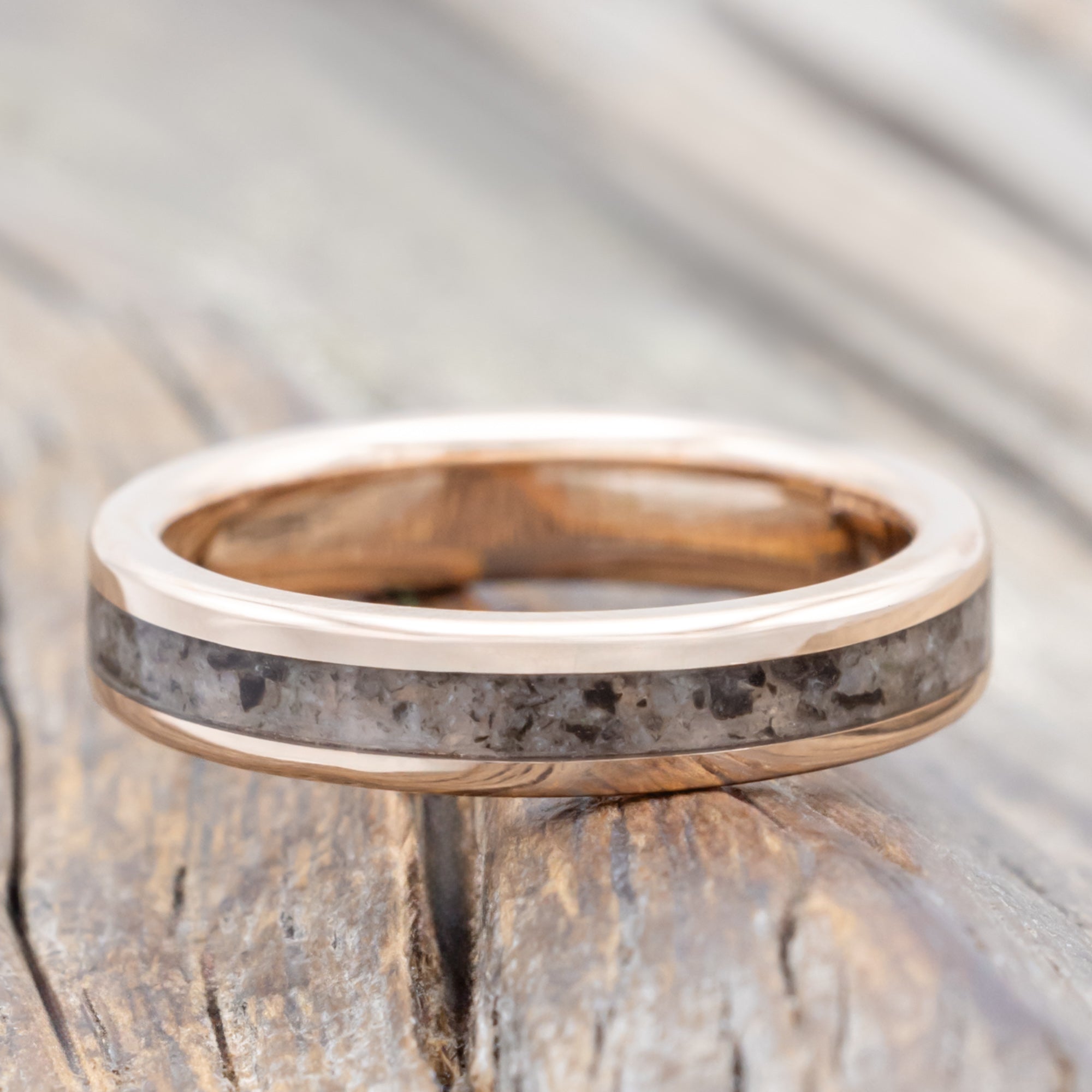 "ETERNA" - MOONSTONE STACKING BAND-Staghead Designs