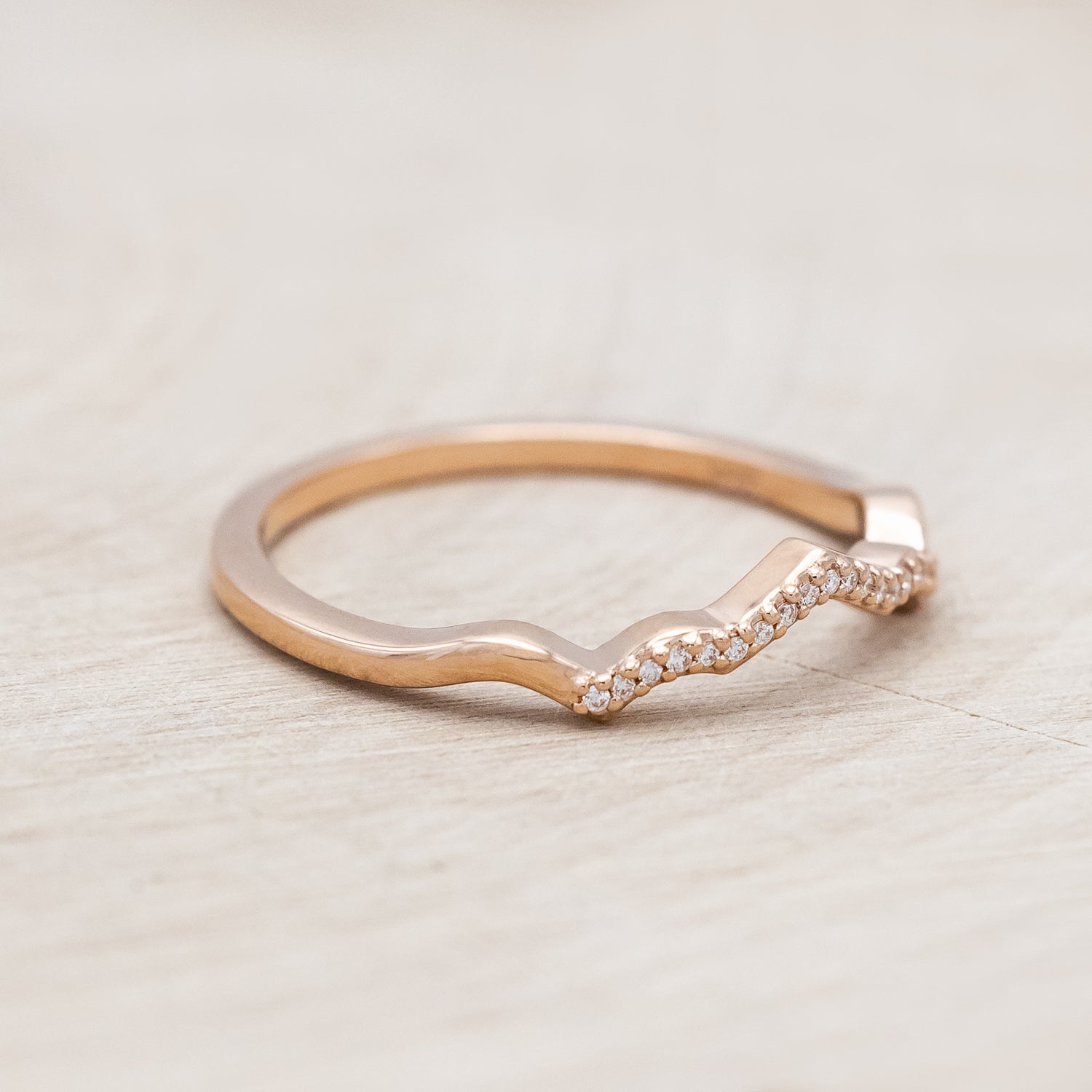 "LUCY IN THE SKY" PETITE - ROUND CUT MOSS AGATE ENGAGEMENT RING WITH DIAMOND HALO, CUSTOM INLAYS AND A DIAMOND TRACER-Staghead Designs