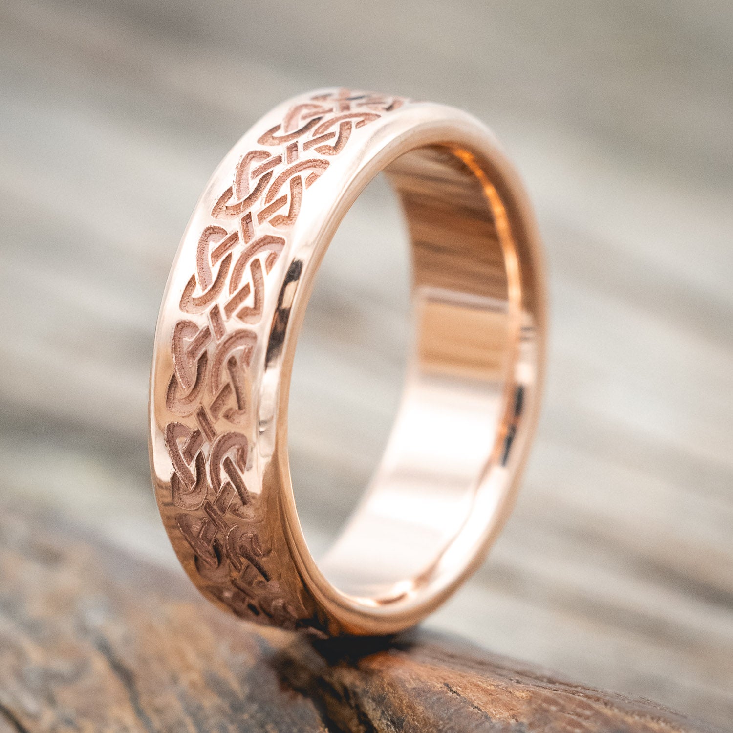 MATCHING SET OF CELTIC LOVE KNOT WEDDING BANDS-Staghead Designs