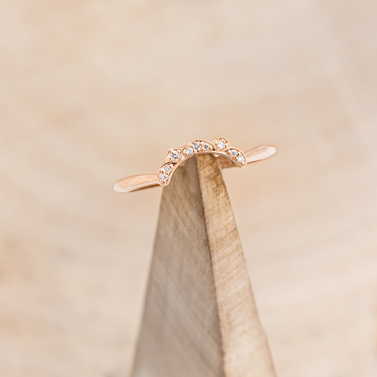 "JANE" - OVAL CUT MOISSANITE ENGAGEMENT RING WITH DIAMOND ACCENTS & TRACER-13