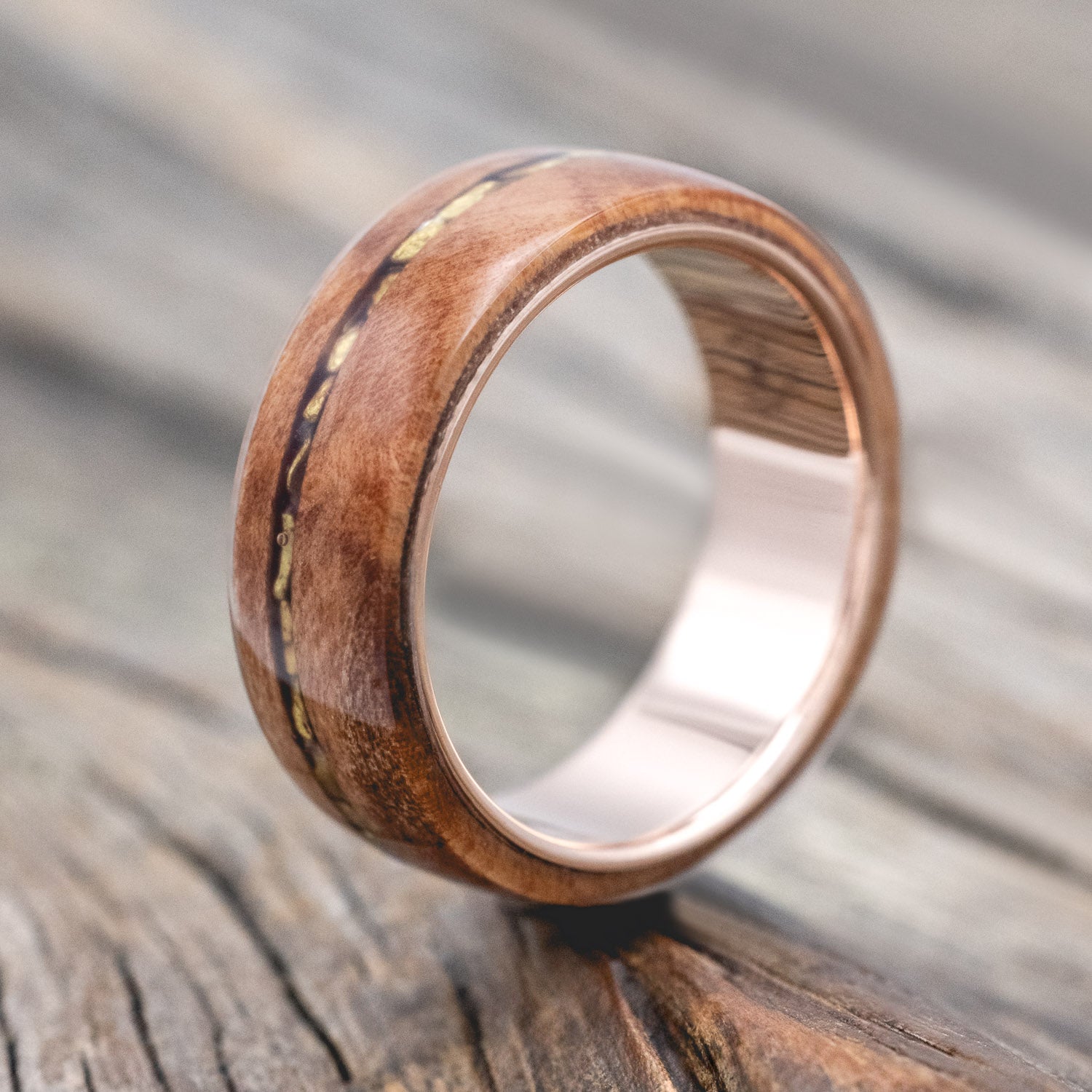 "REMMY" - OVERLAY WEDDING BAND-Staghead Designs