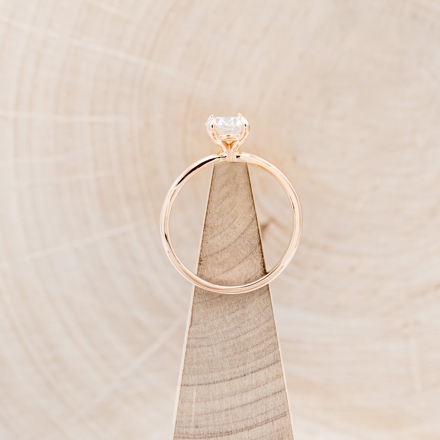 ROUND CUT MOISSANITE SOLITAIRE ENGAGEMENT RING-12