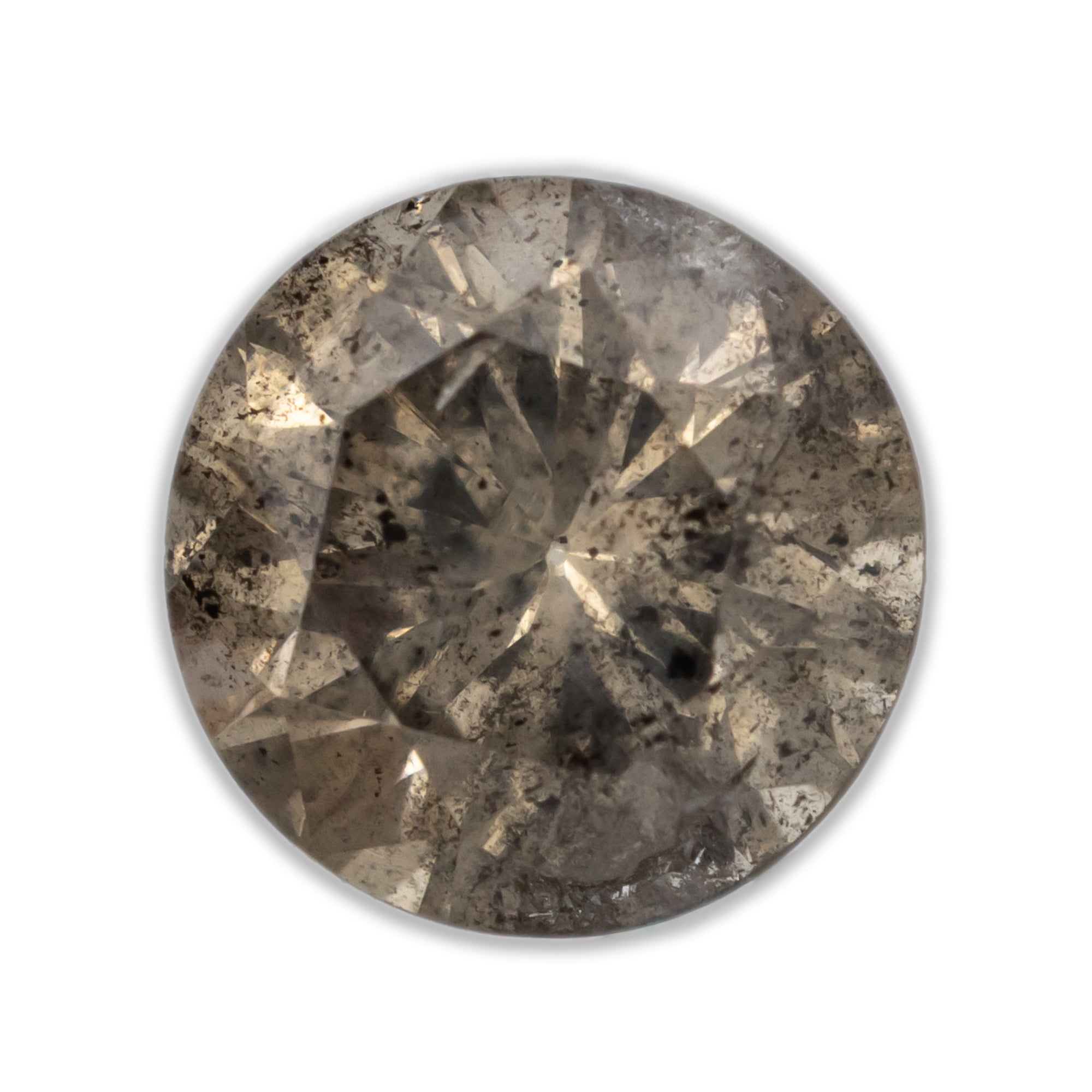 0.64ct 5.40mm ROUND BRILLIANT CUT CHAMPAGNE DIAMOND-Staghead Designs