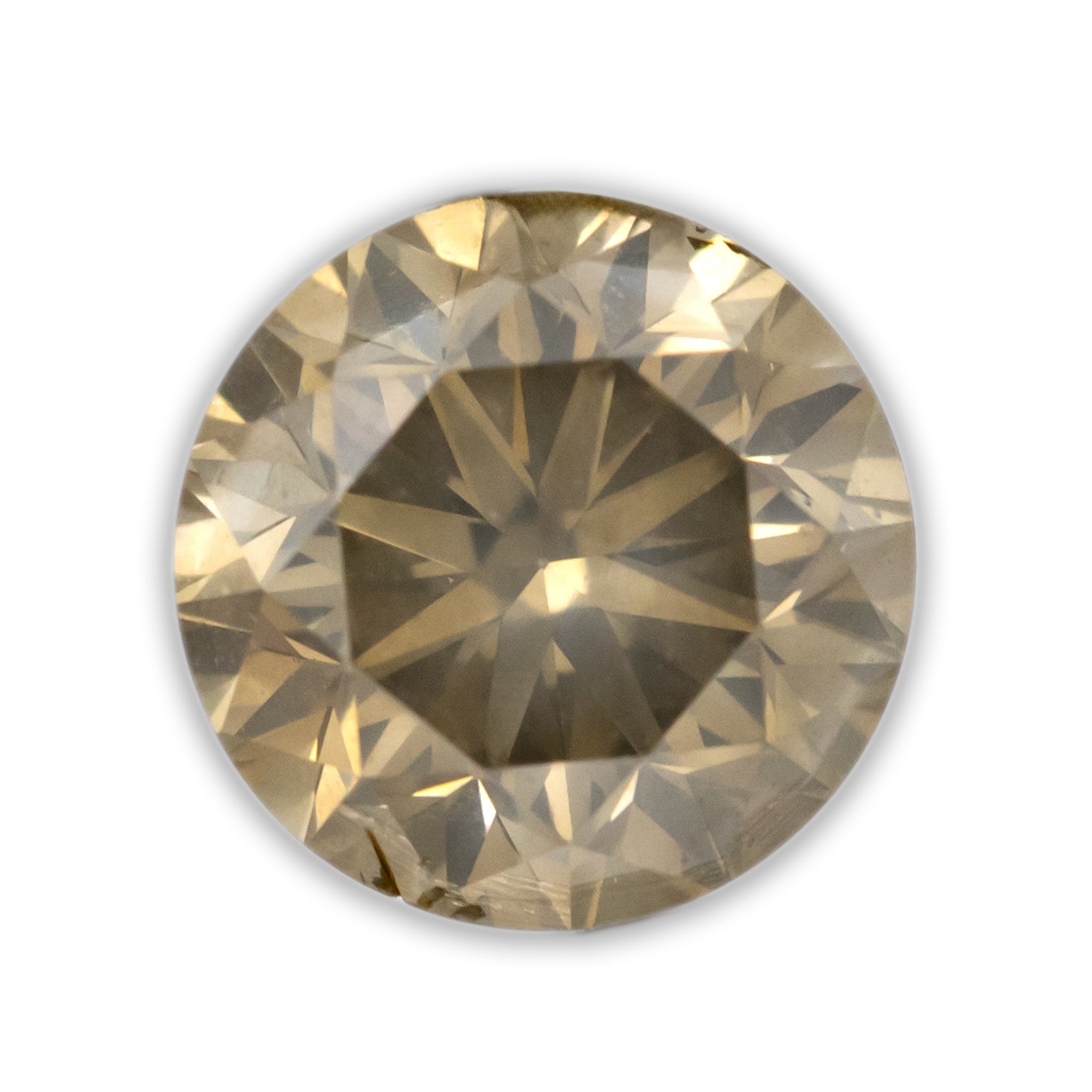 1.01ct 6.06mm ROUND BRILLIANT CUT CHAMPAGNE DIAMOND-Staghead Designs