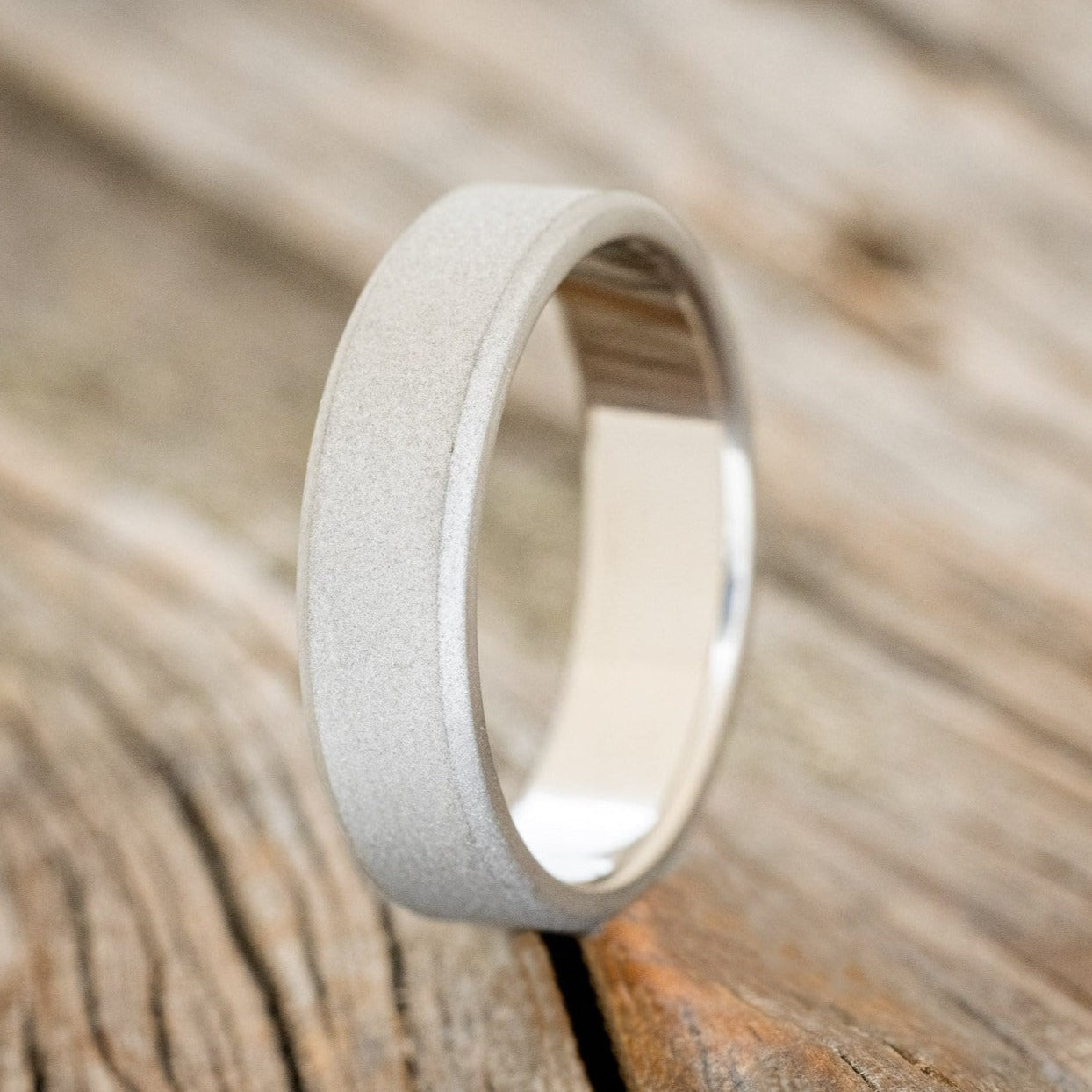 SANDBLASTED WEDDING BAND-1