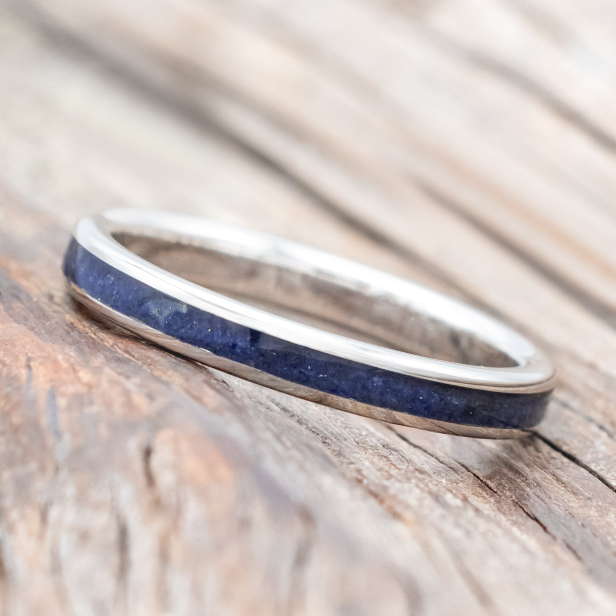 "ETERNA" - LAPIS LAZULI STACKING BAND-Staghead Designs