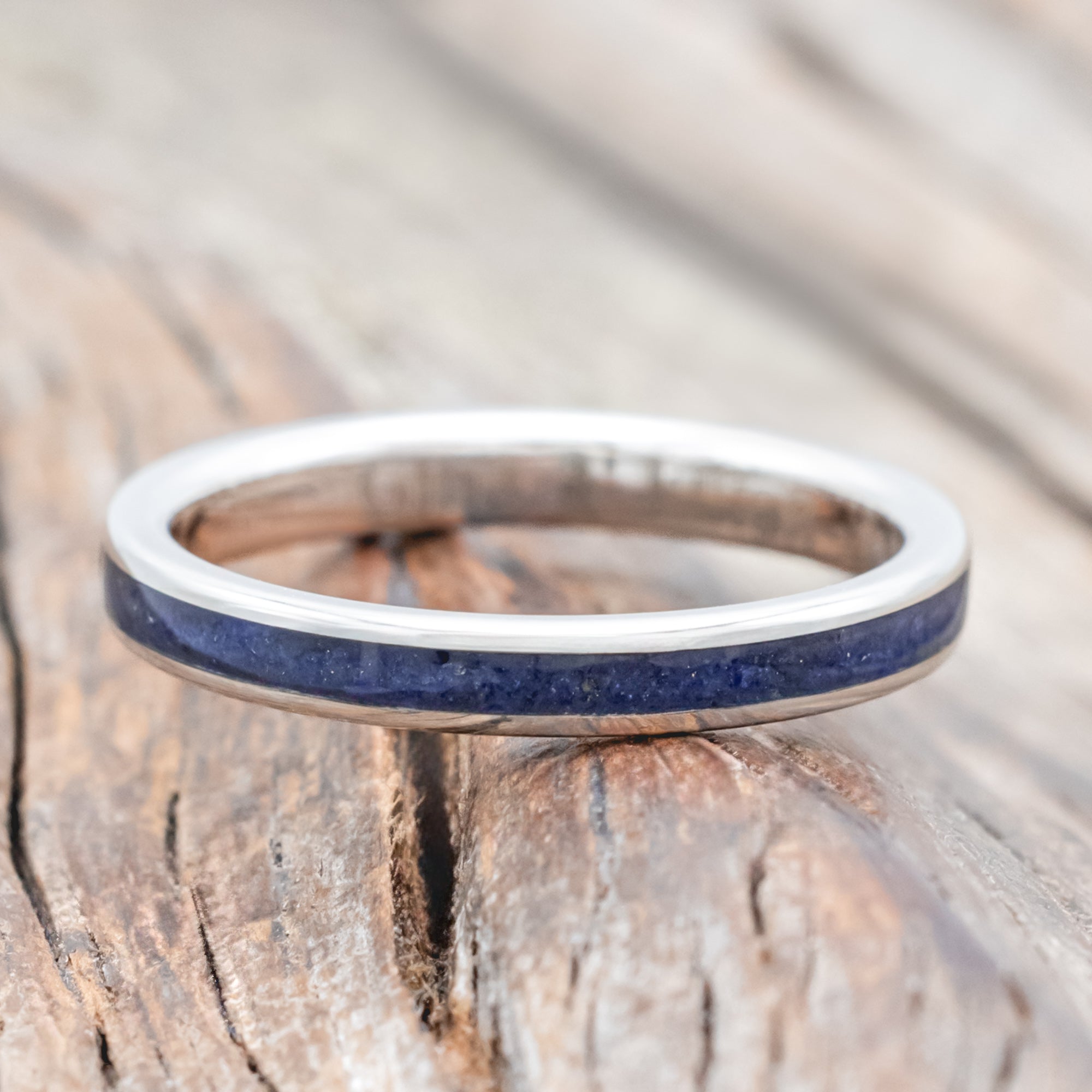 "ETERNA" - LAPIS LAZULI STACKING BAND-Staghead Designs