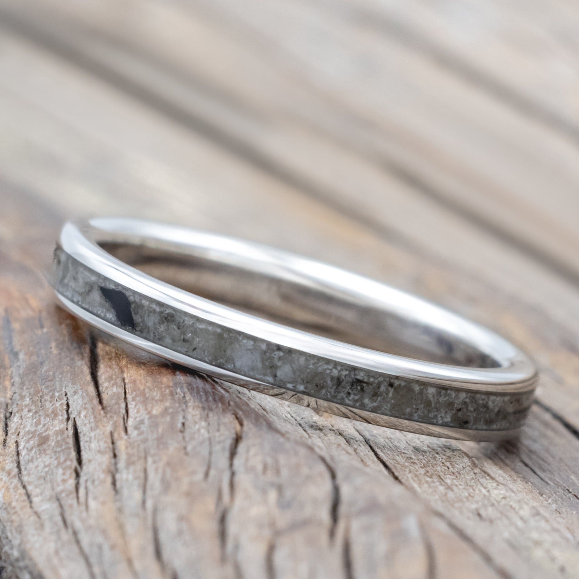 "Eterna" - Moonstone Stacking Band-Staghead Designs