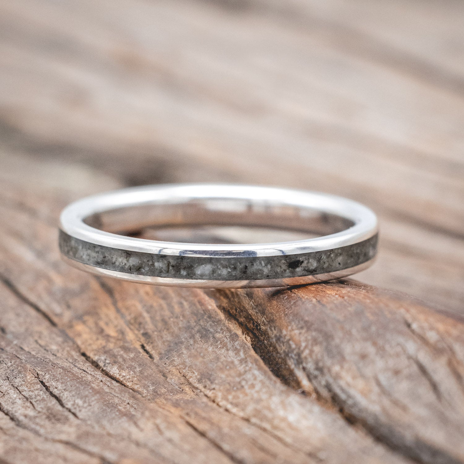 "ETERNA" - MOONSTONE STACKING BAND-Staghead Designs