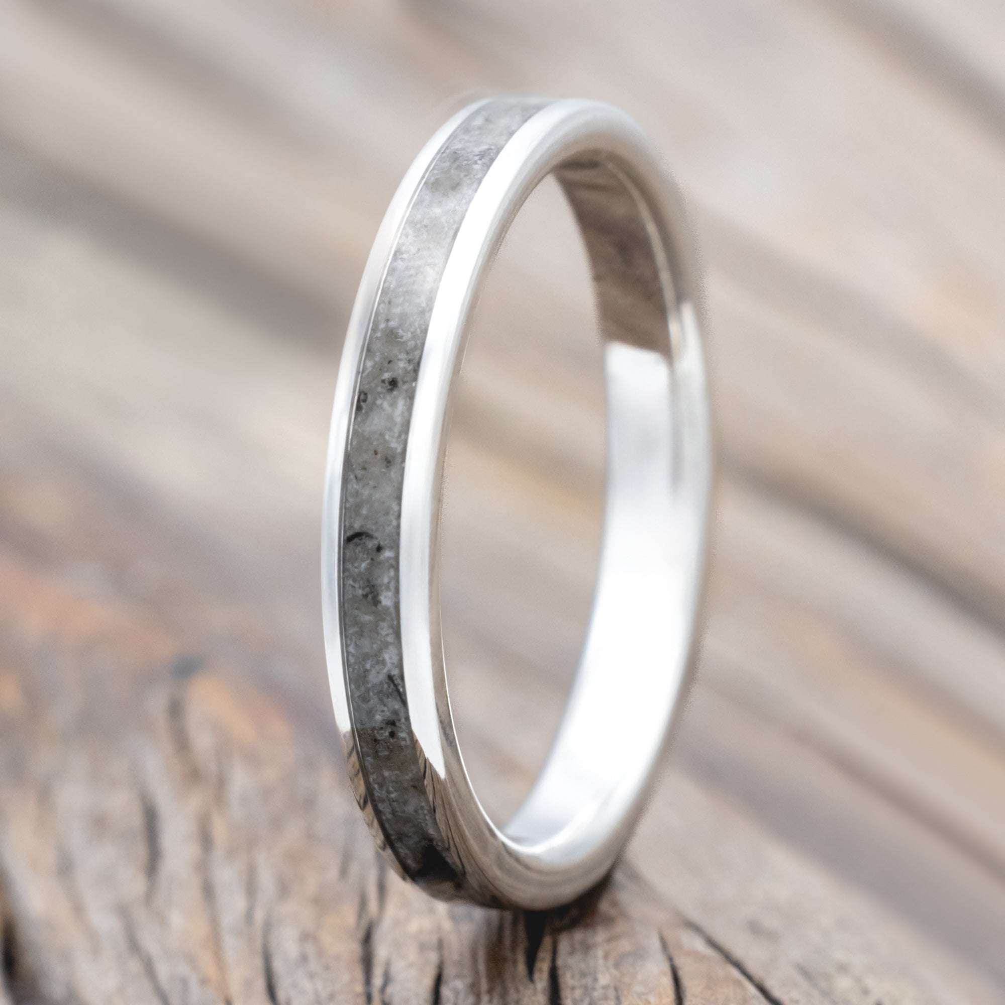 "Eterna" - Moonstone Stacking Band-Staghead Designs