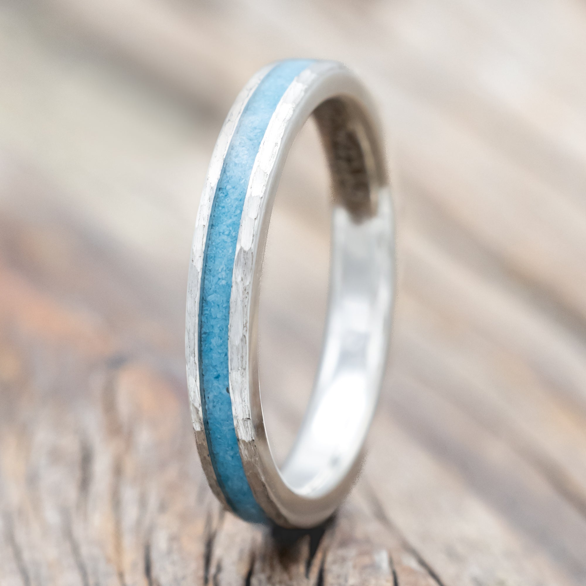 "ETERNA" - TURQUOISE STACKING BAND-Staghead Designs