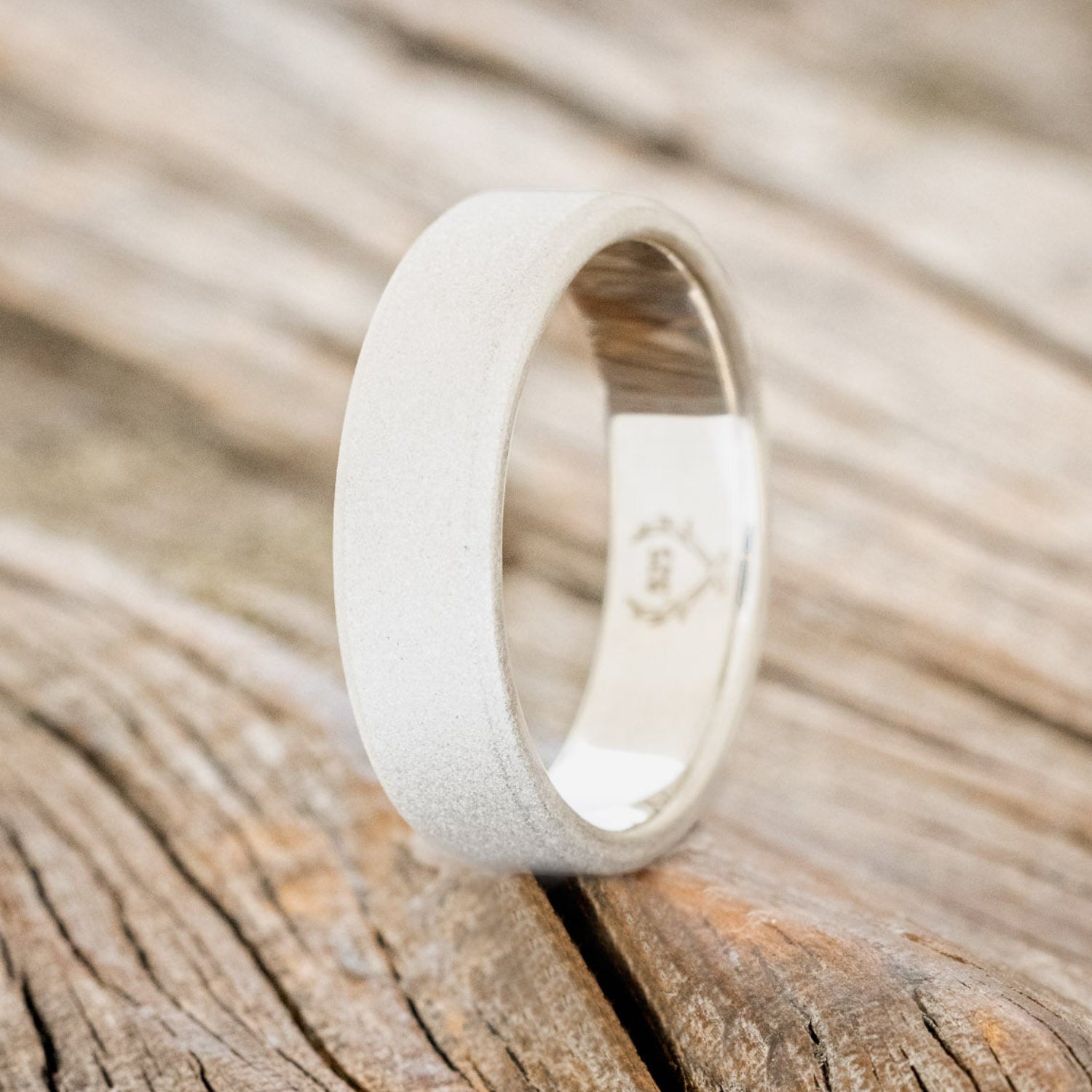 SANDBLASTED WEDDING BAND-4