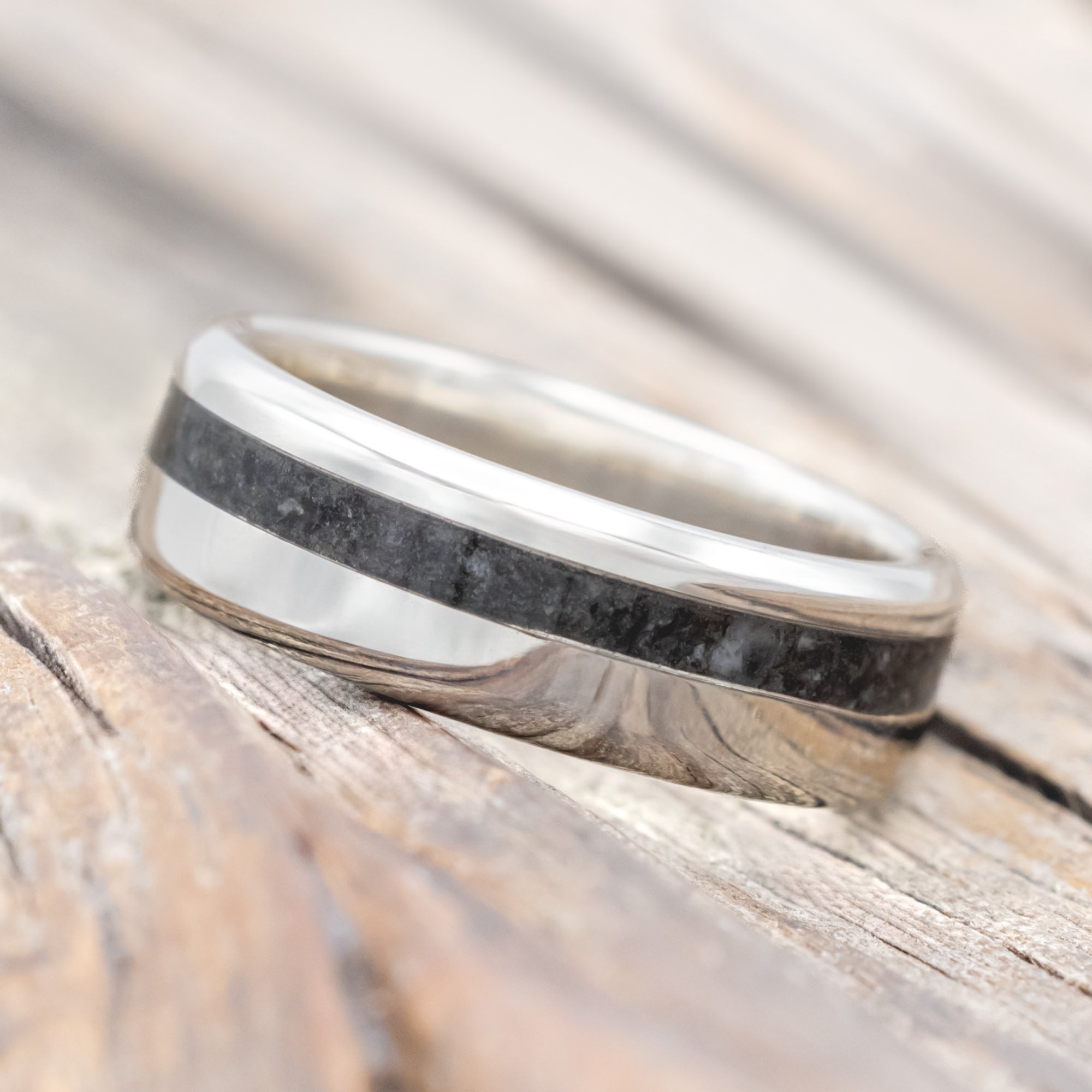"VERTIGO" - MOONSTONE WEDDING RING-Staghead Designs