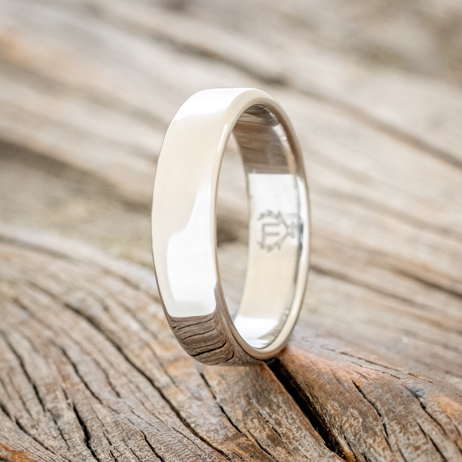 Hand-Turned Solid Metal Wedding Band | Staghead Designs