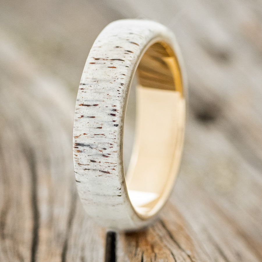 "Haven" - Antler Wedding Band-Staghead Designs