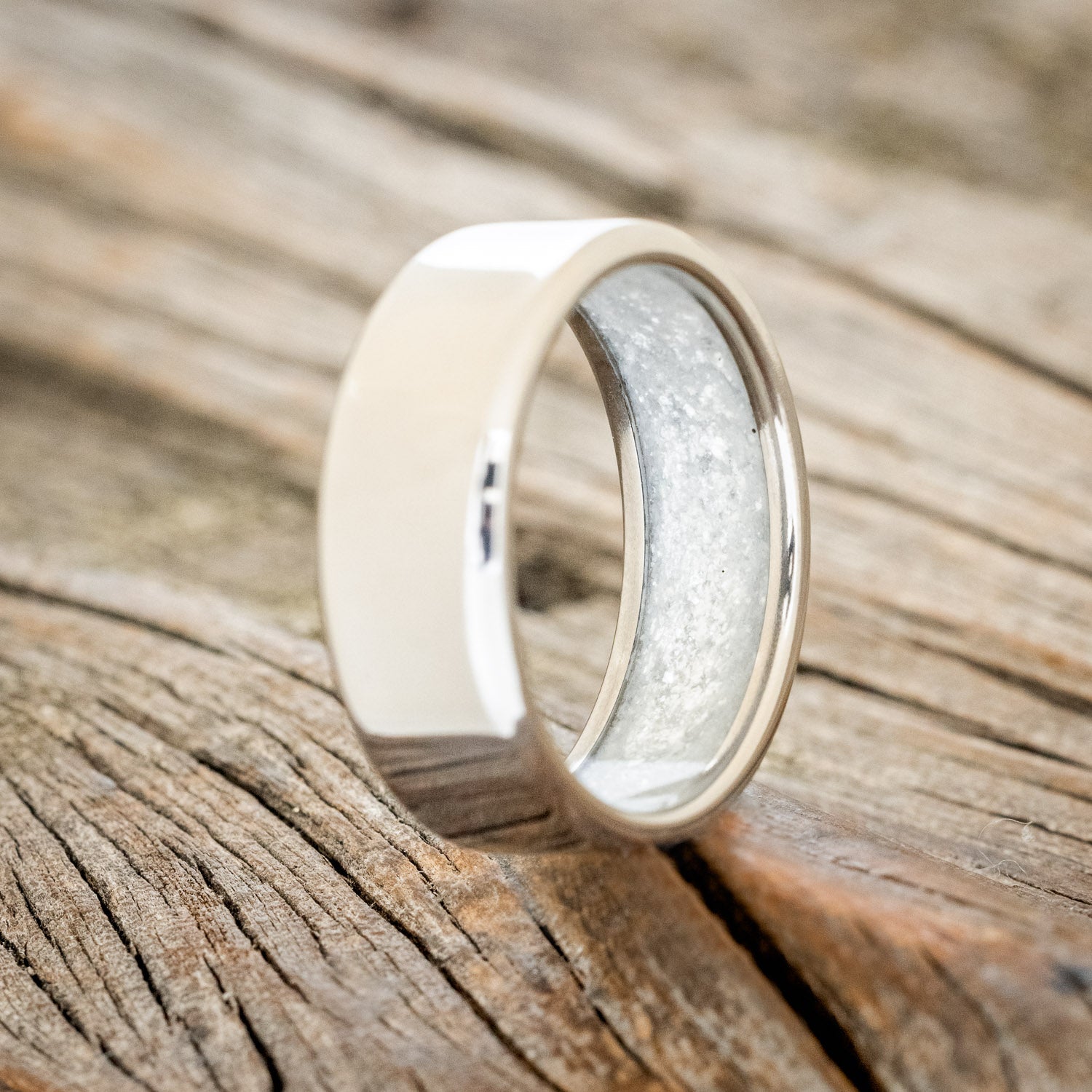 LINED WEDDING BAND WITH A CUSTOM FINISH-Staghead Designs