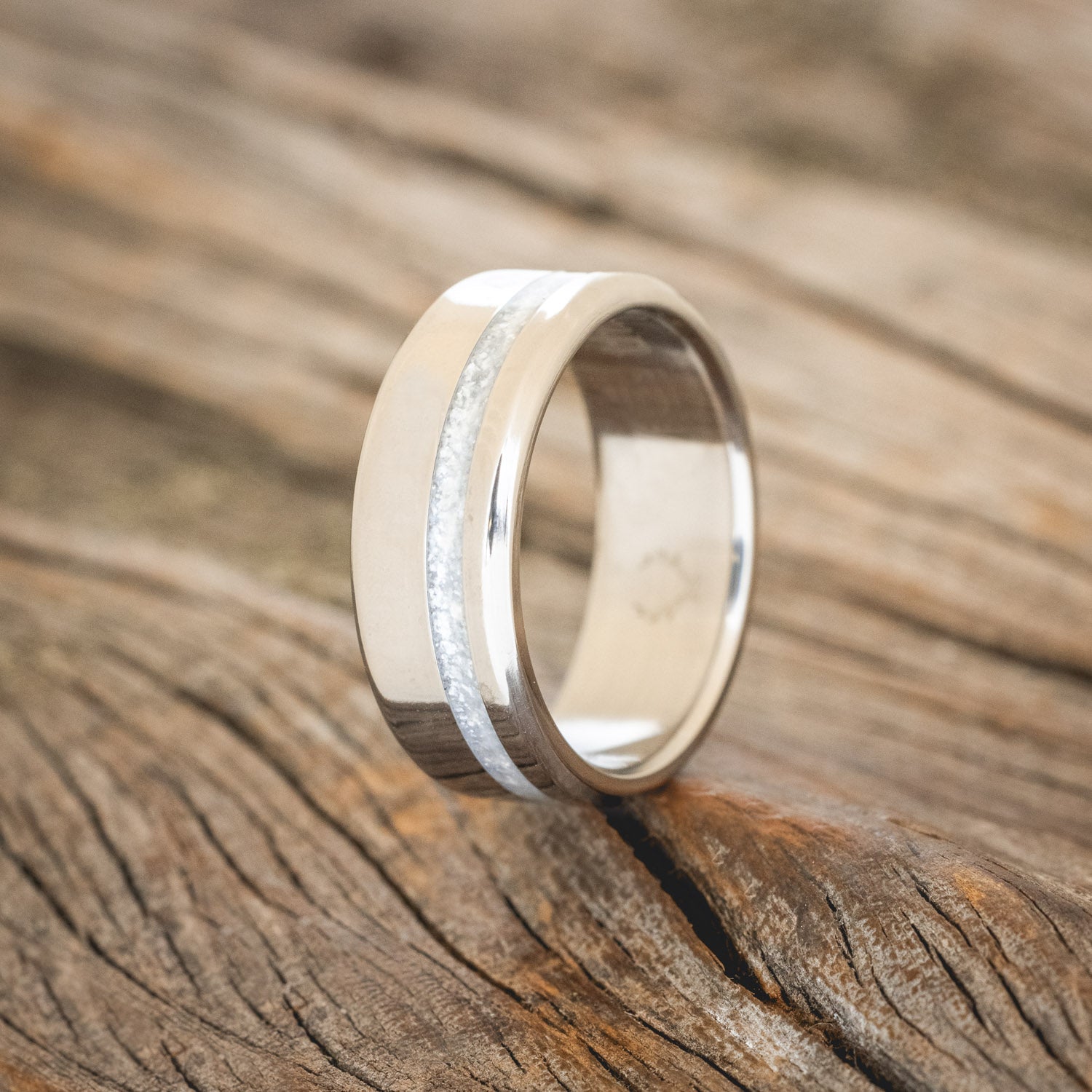 "VERTIGO" - MATCHING SET OF DIAMOND DUST WEDDING RINGS-2