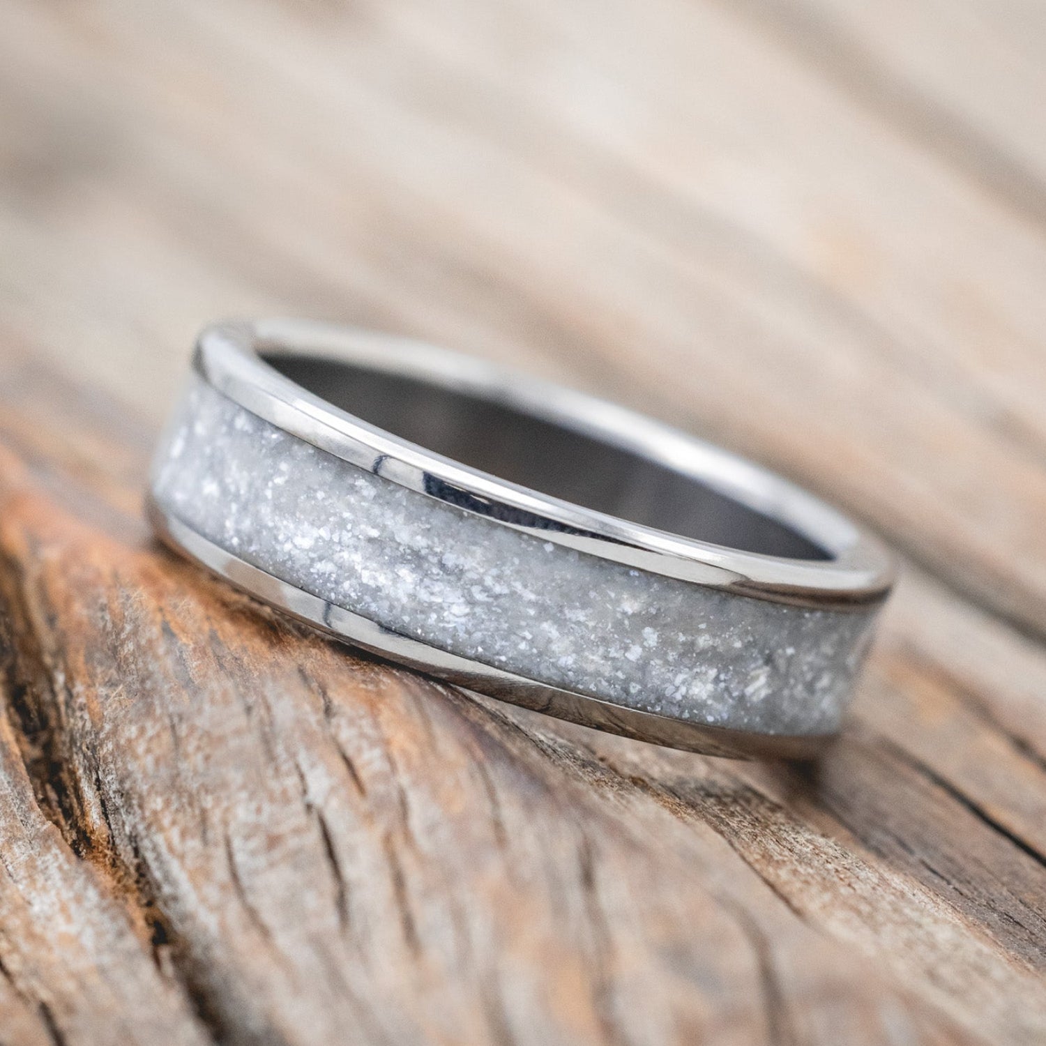 "RAINIER" - DIAMOND DUST WEDDING RING-Staghead Designs
