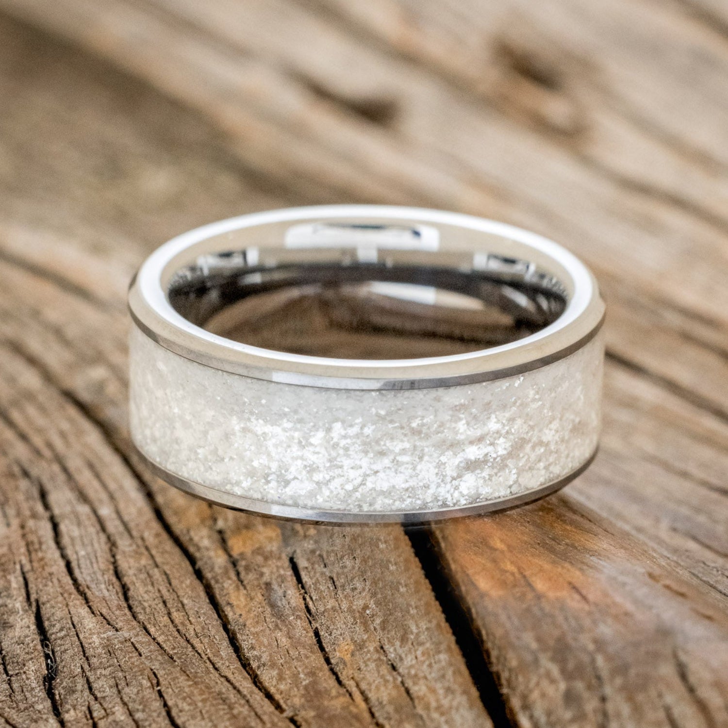 "RAINIER" - DIAMOND DUST WEDDING RING-6
