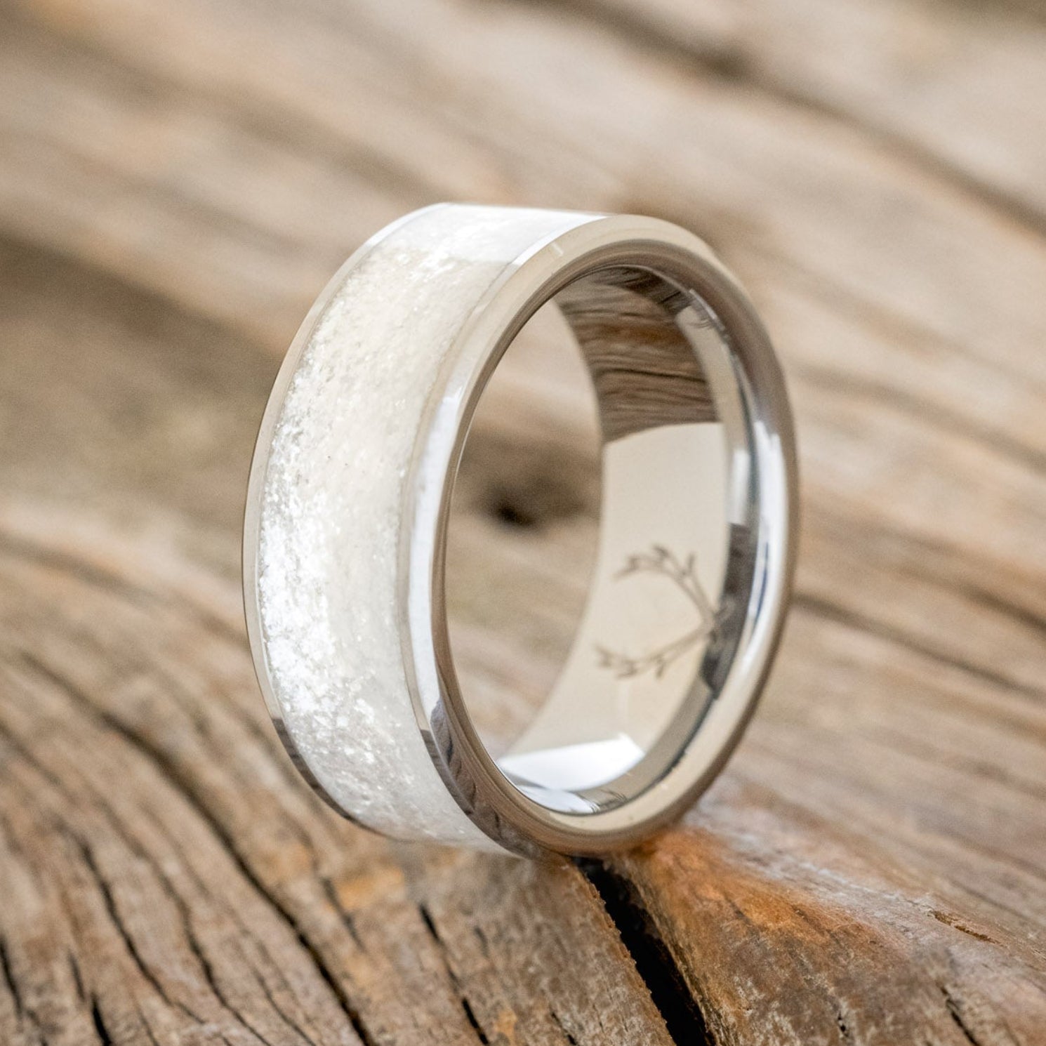 "RAINIER" - DIAMOND DUST WEDDING RING-4