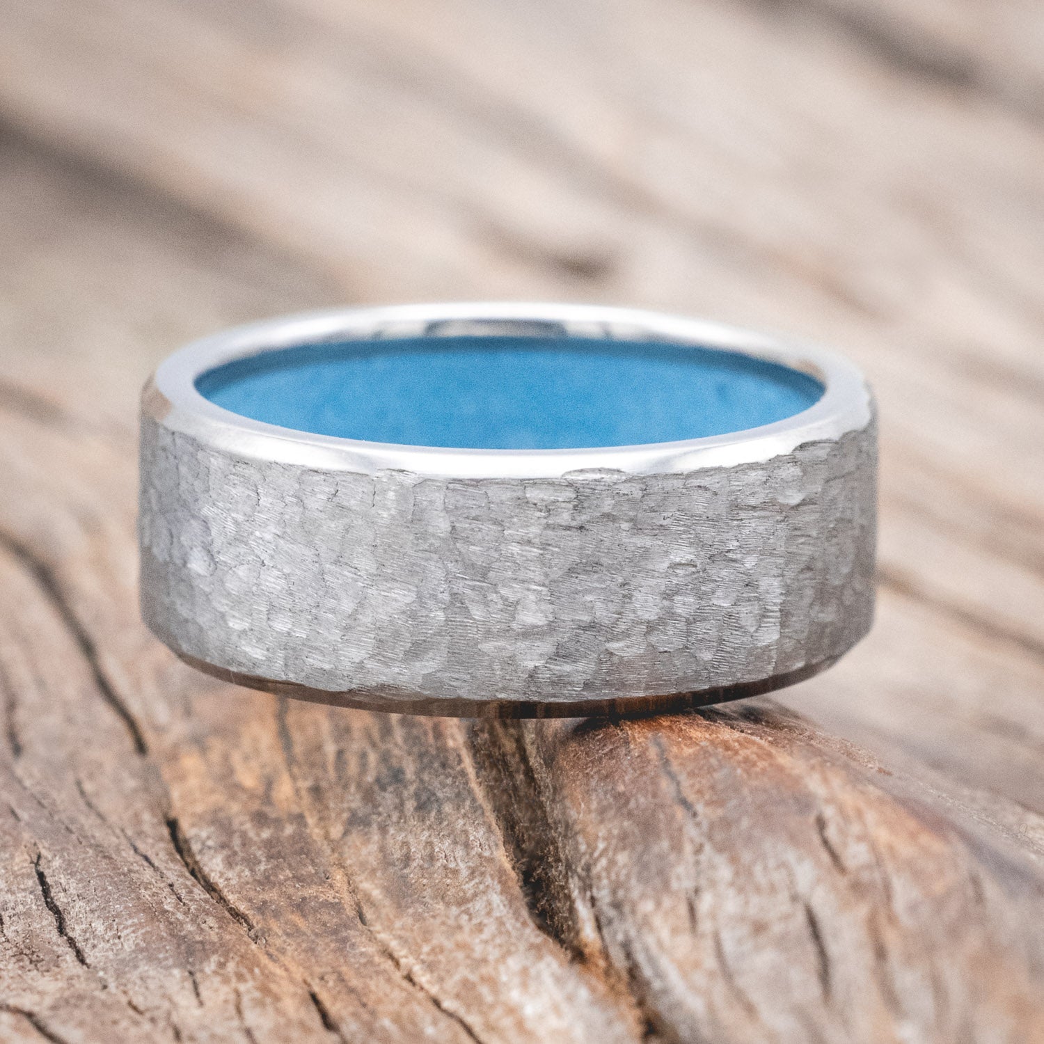 LINED WEDDING BAND WITH A CUSTOM FINISH-Staghead Designs