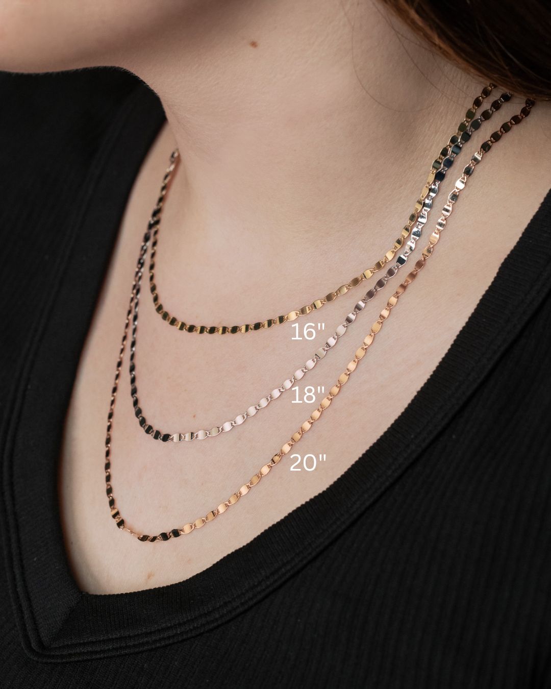 14K GOLD VALENTINO CHAIN-Staghead Designs