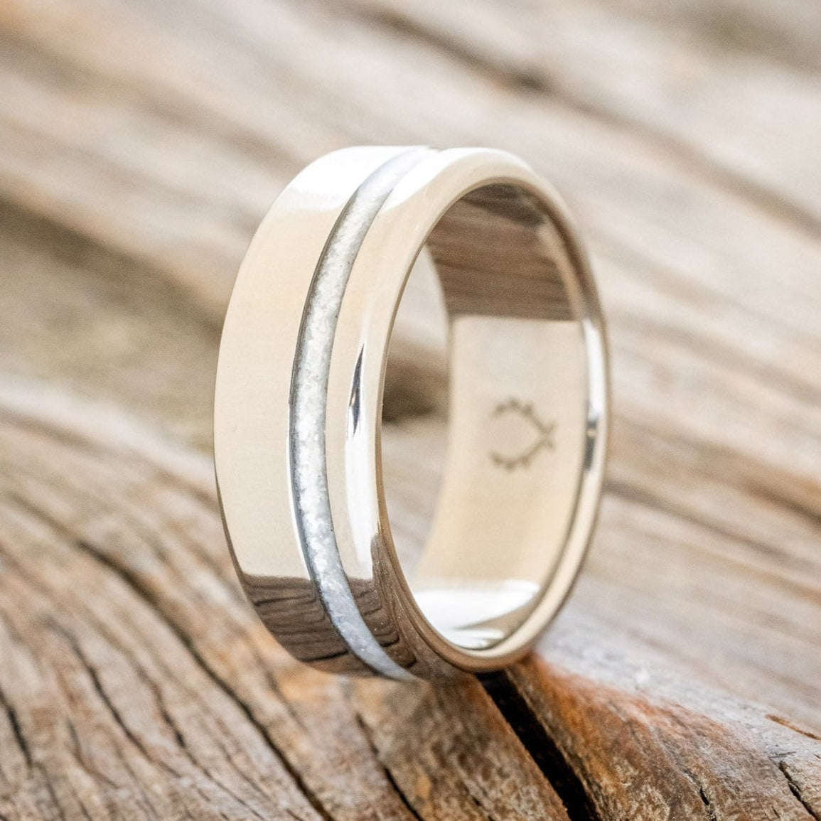 "VERTIGO" - DIAMOND DUST WEDDING RING-1