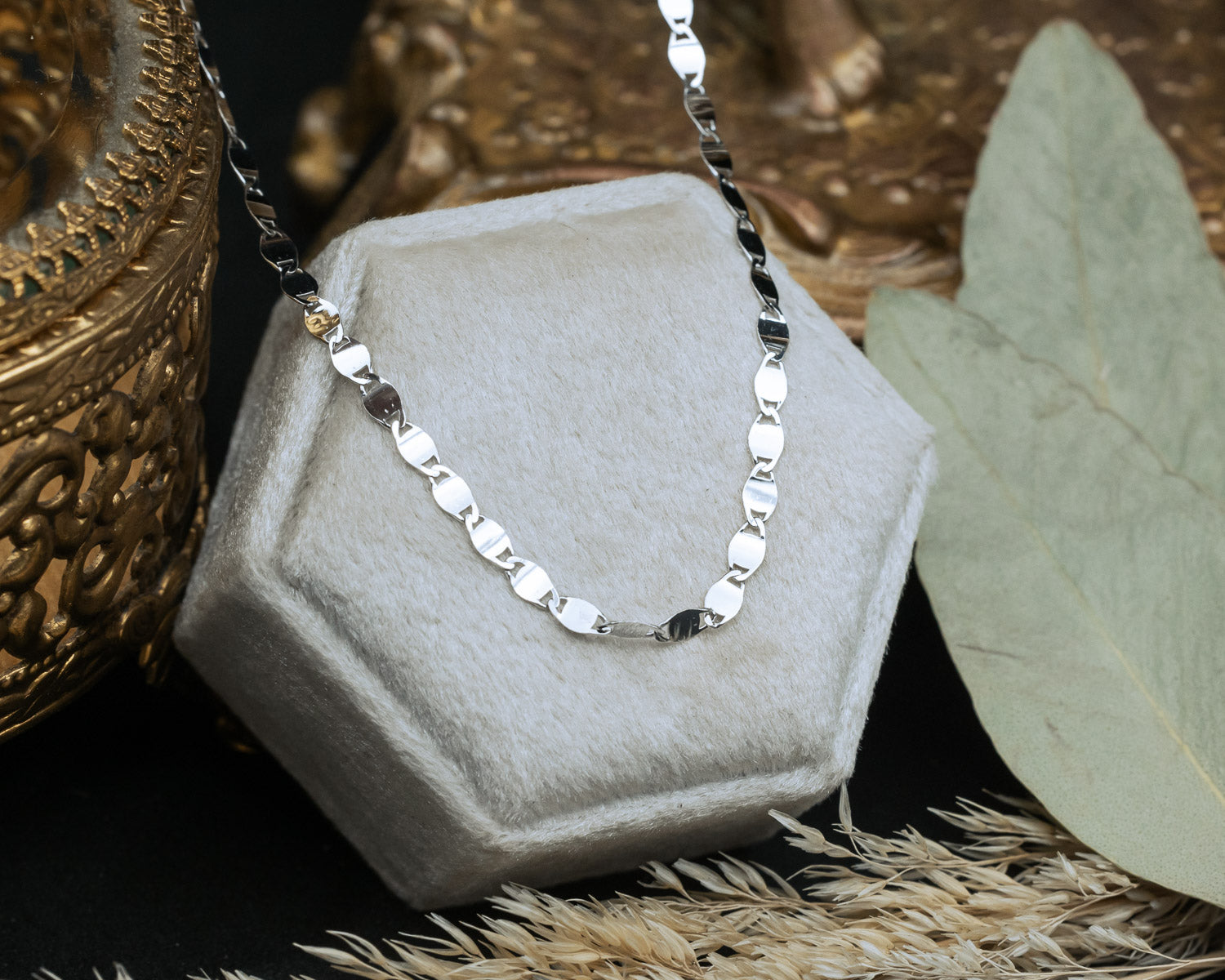 14K GOLD VALENTINO CHAIN-Staghead Designs