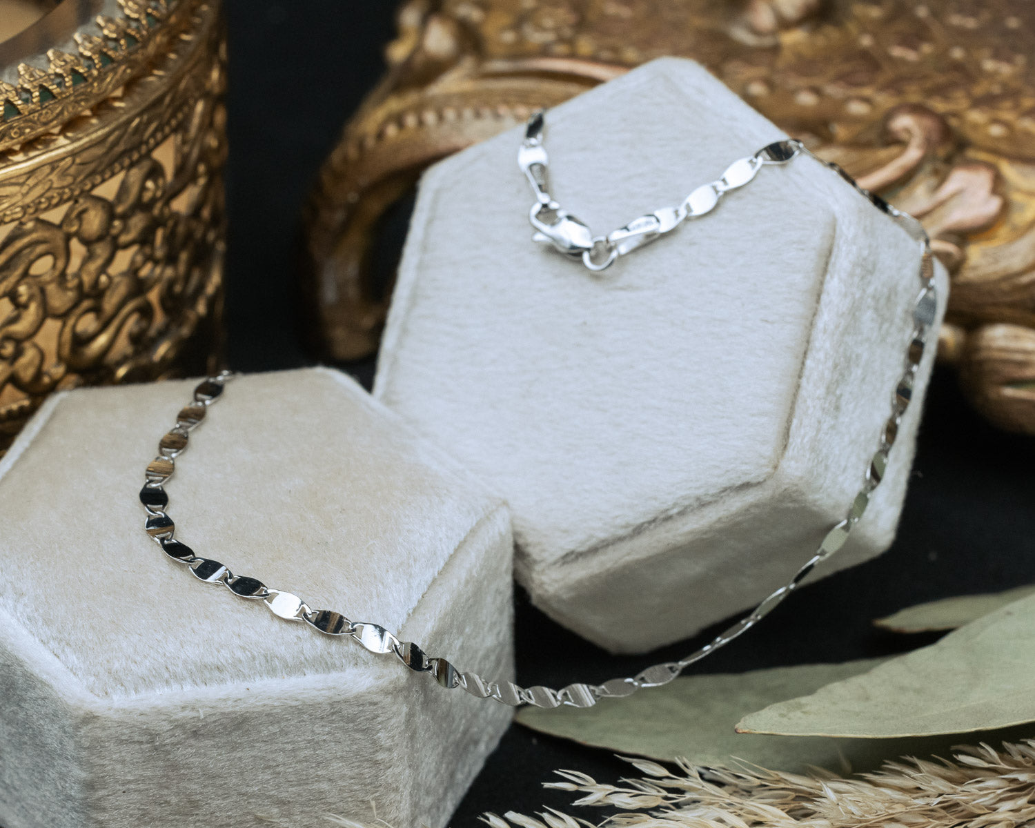 14K GOLD VALENTINO CHAIN-Staghead Designs