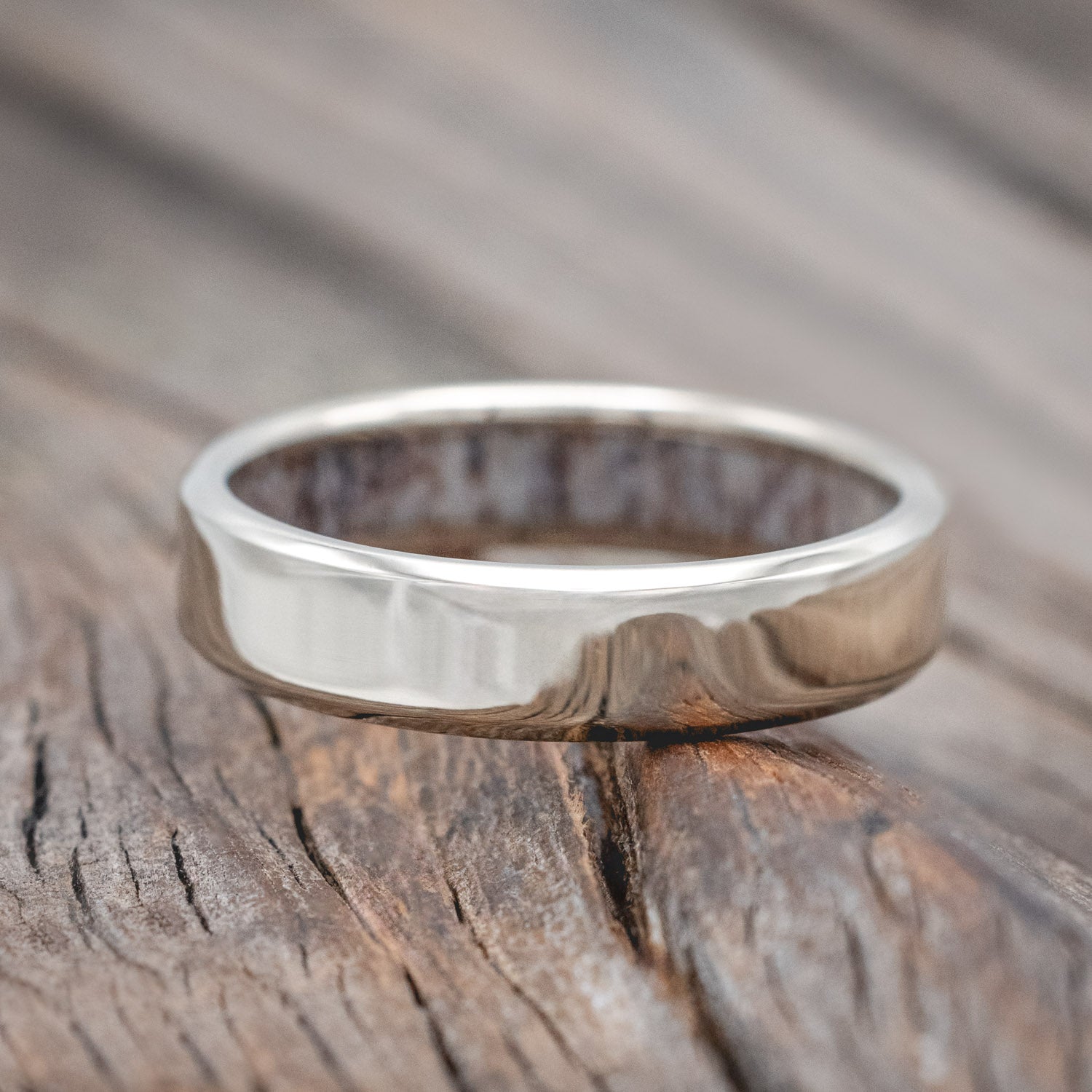 ANTLER LINED WEDDING BAND-Staghead Designs