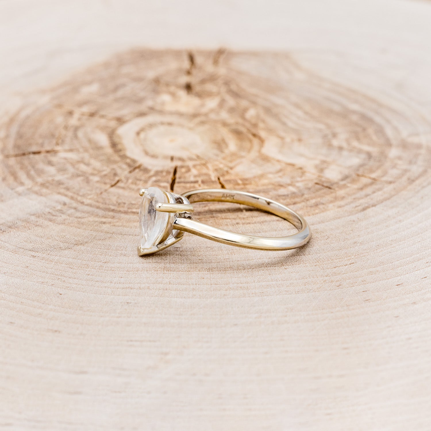 SOLITAIRE PEAR MOONSTONE ENGAGEMENT RING-9