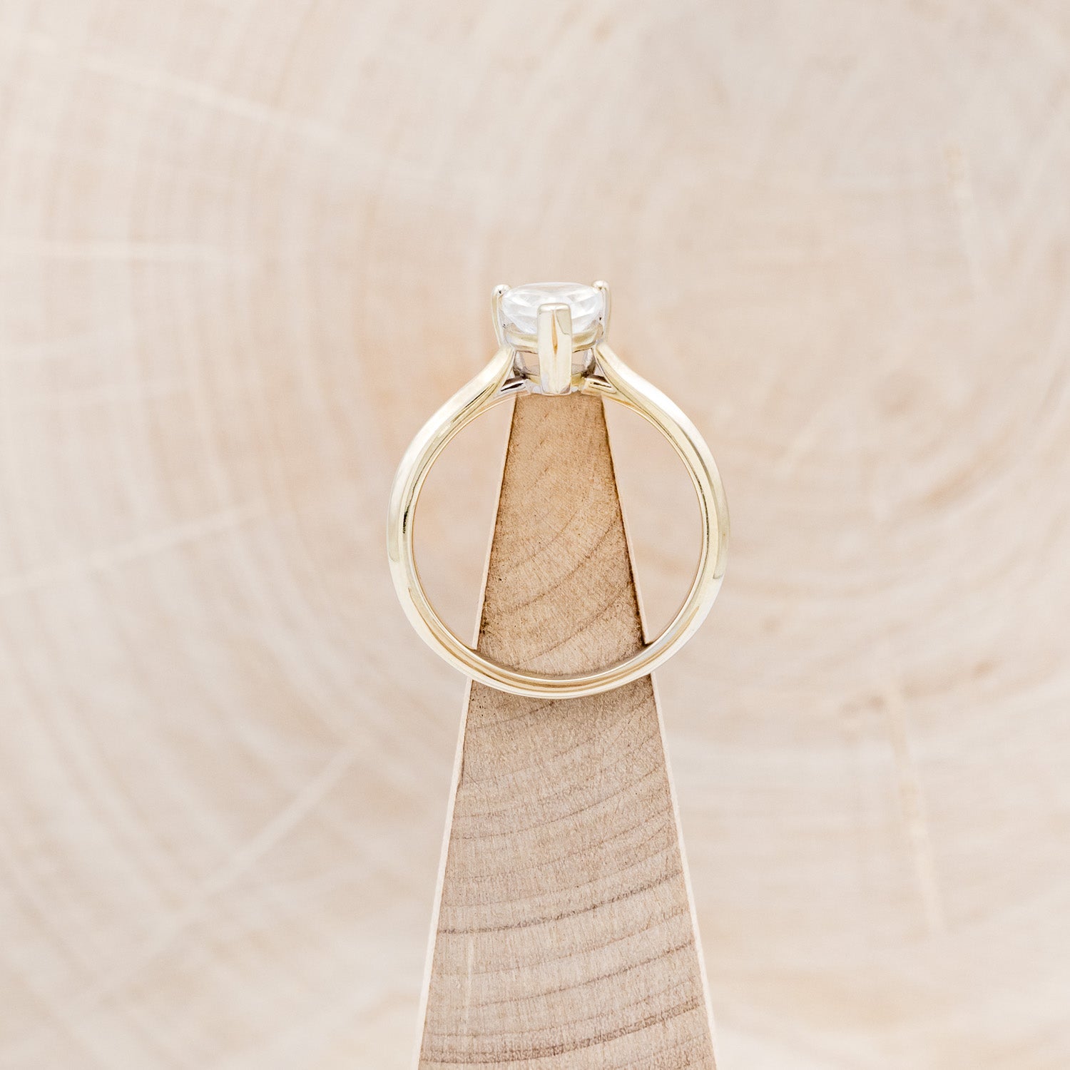 SOLITAIRE PEAR MOONSTONE ENGAGEMENT RING-12