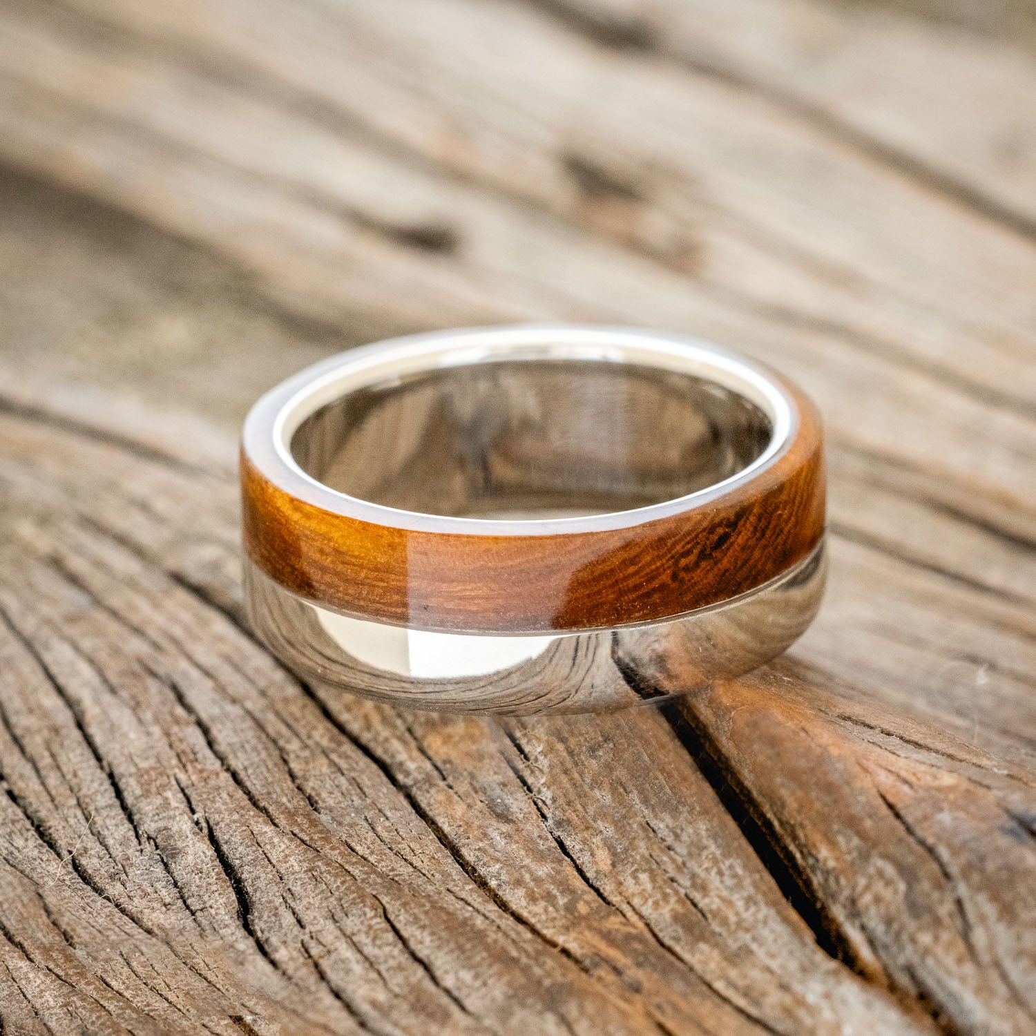 "LEDGER" - IRONWOOD WEDDING BAND-12